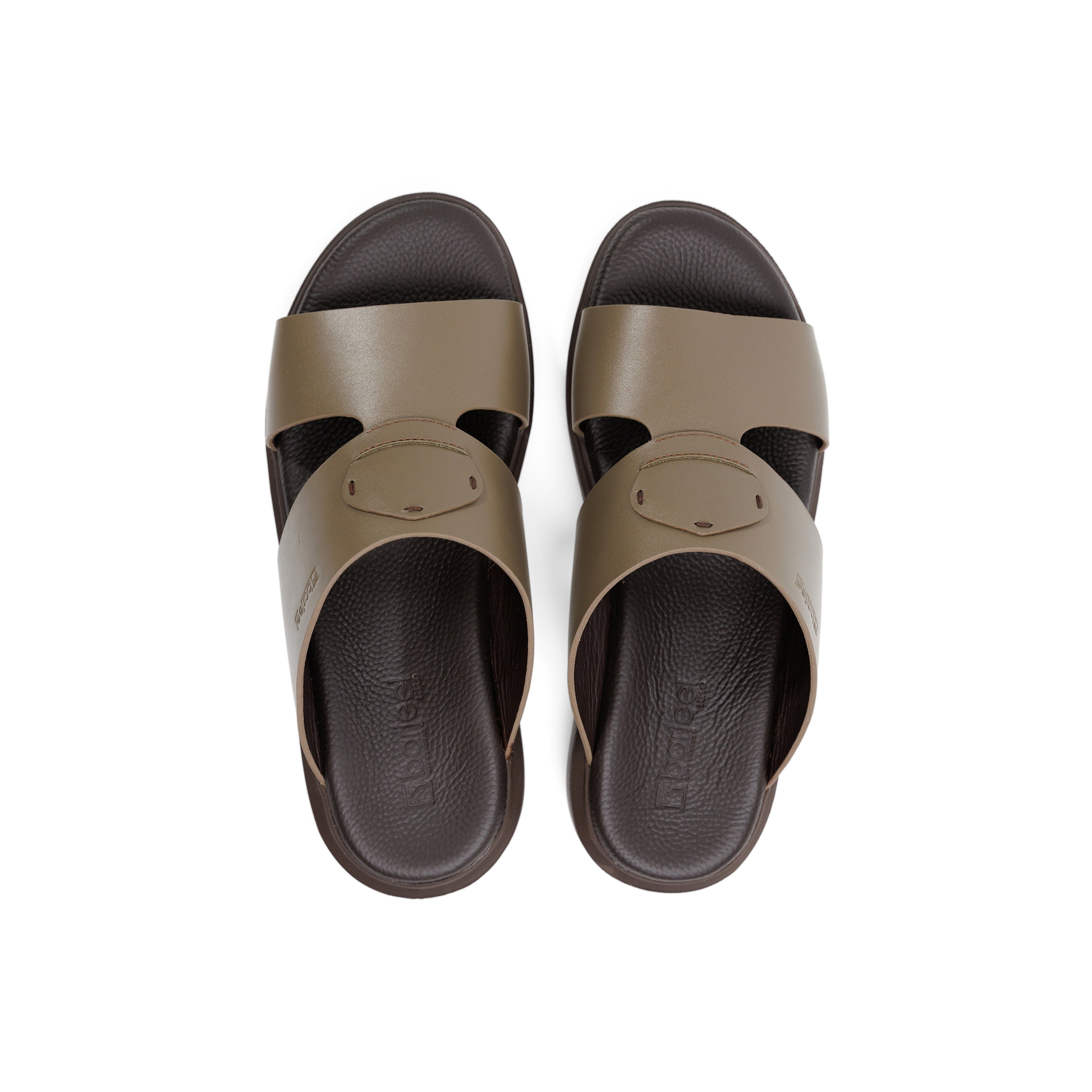 Barjeel Uno BS005 Men's Sandals #color_Green