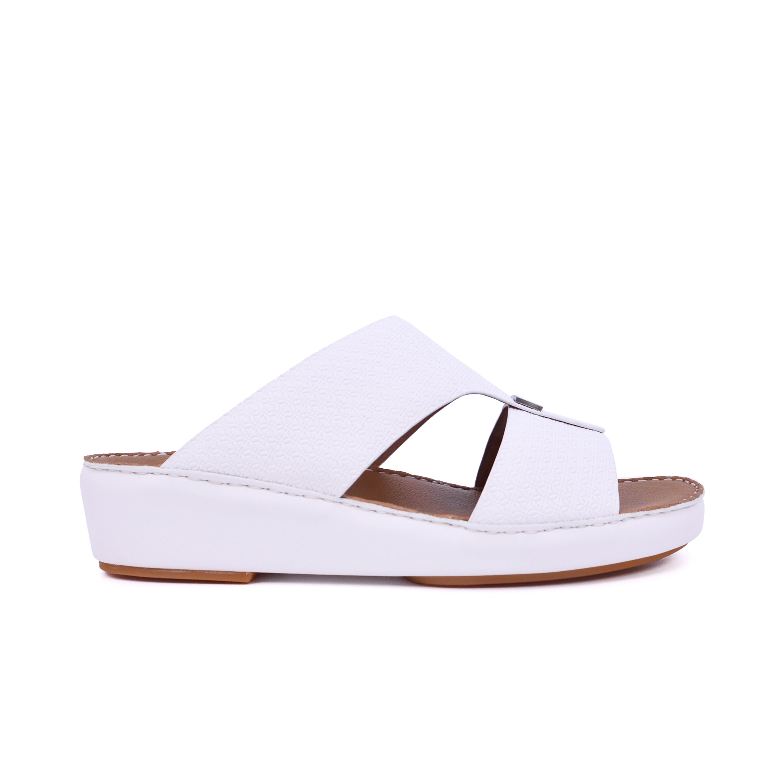 Barjeel Uno BS 40 Men's Sandals #color_White