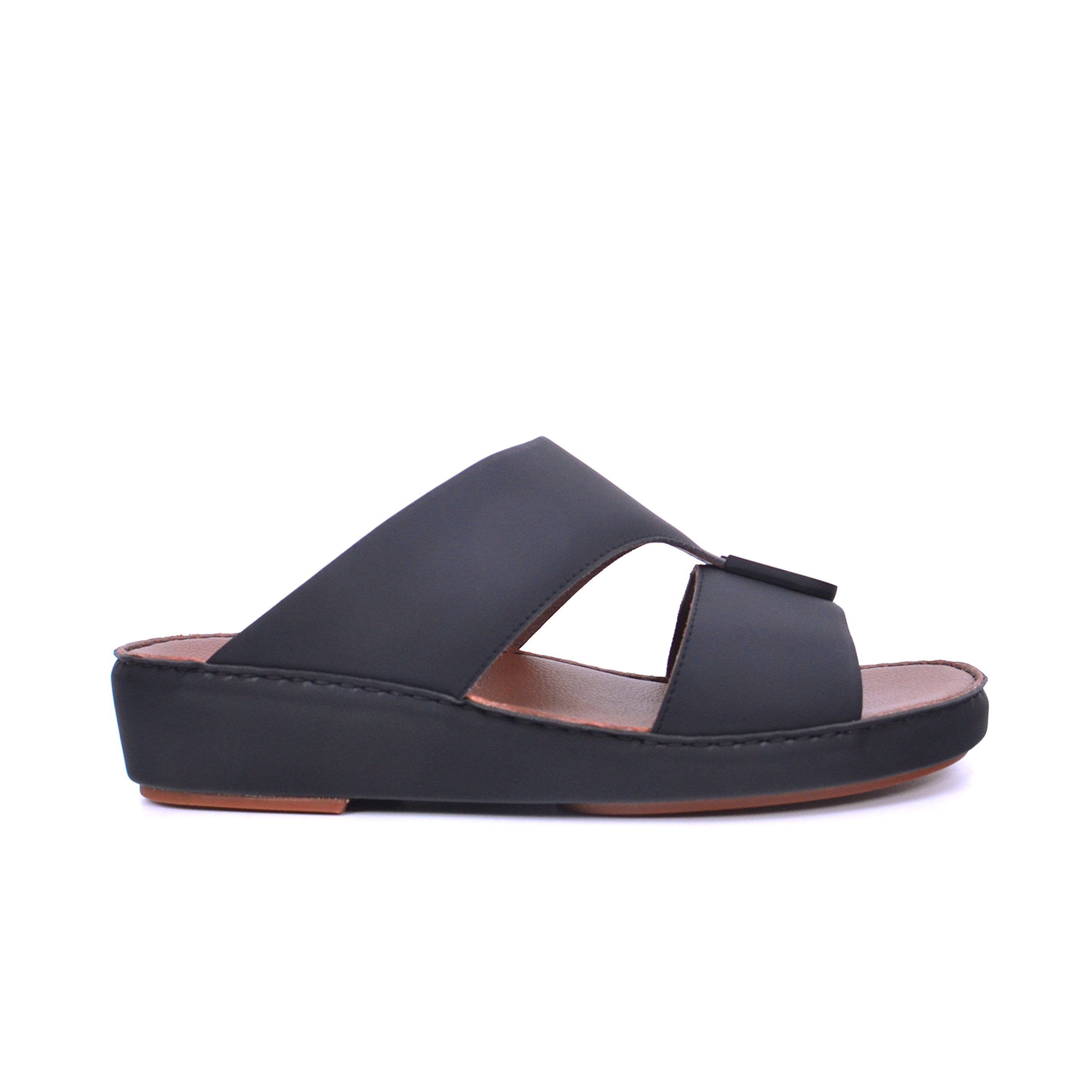 Barjeel Uno 44B Boys Sandals #color_Black