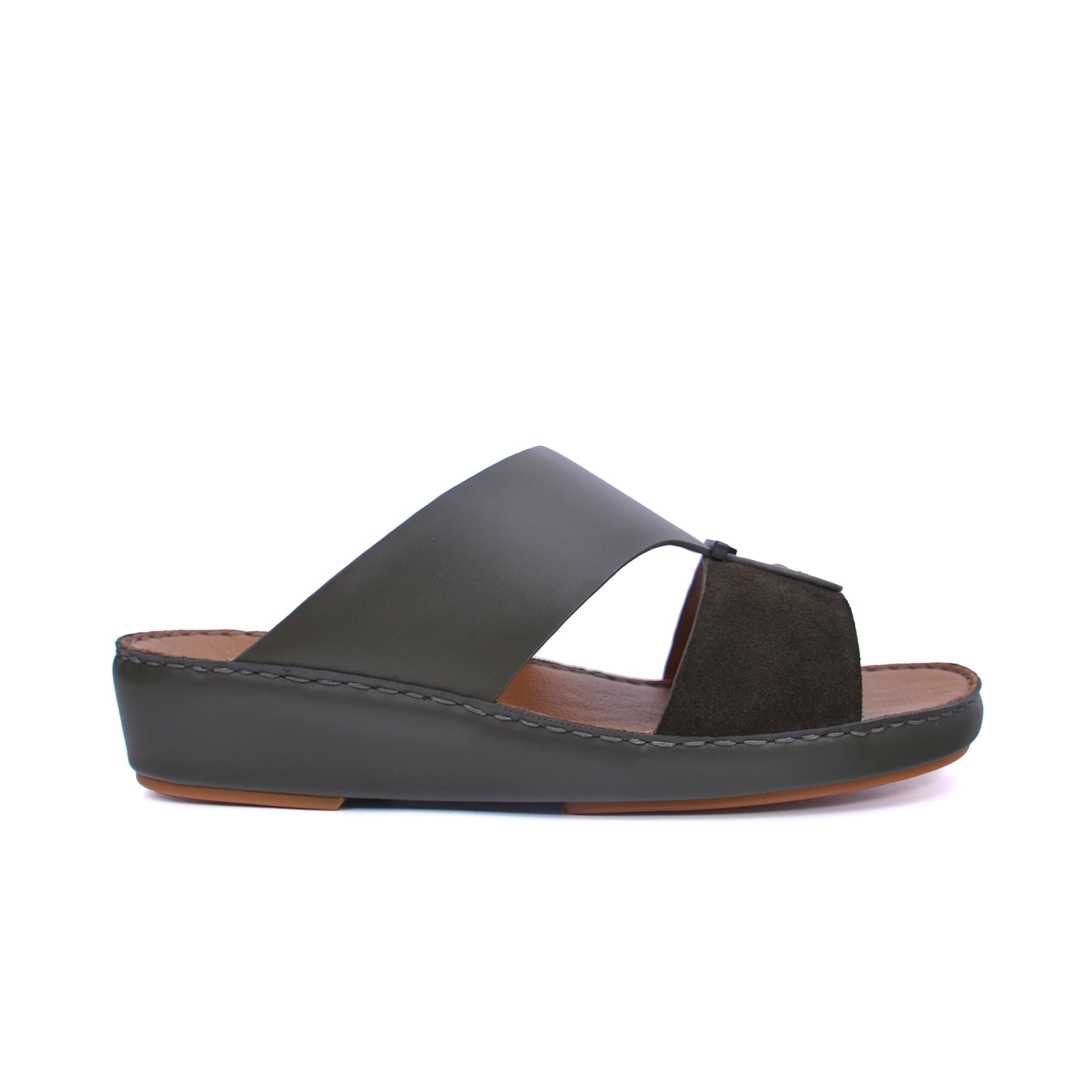 Mynaal MYL 001 Men's Arabic Sandals #color_Green