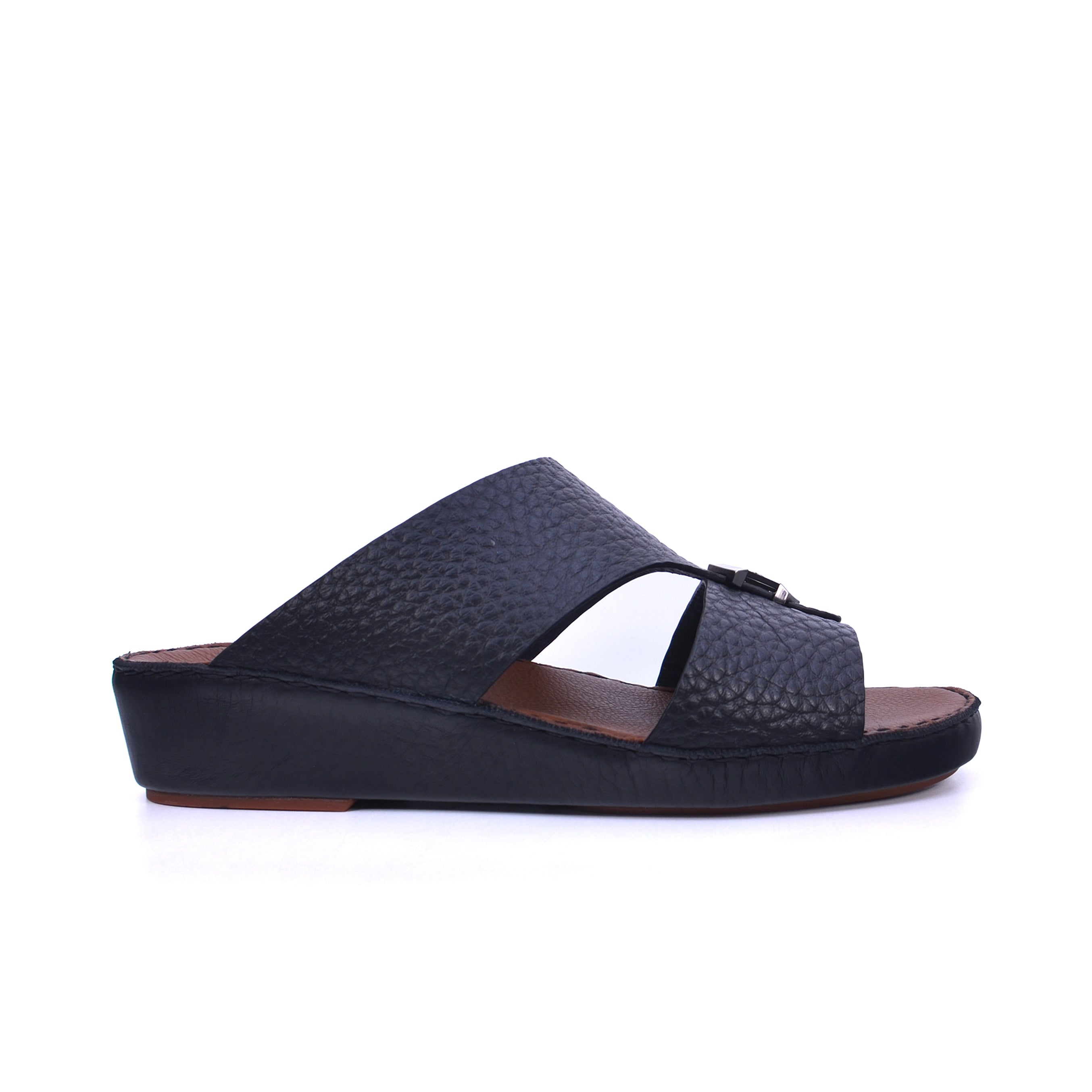 Mynaal MYL 005 Men's Arabic Sandals #color_Black