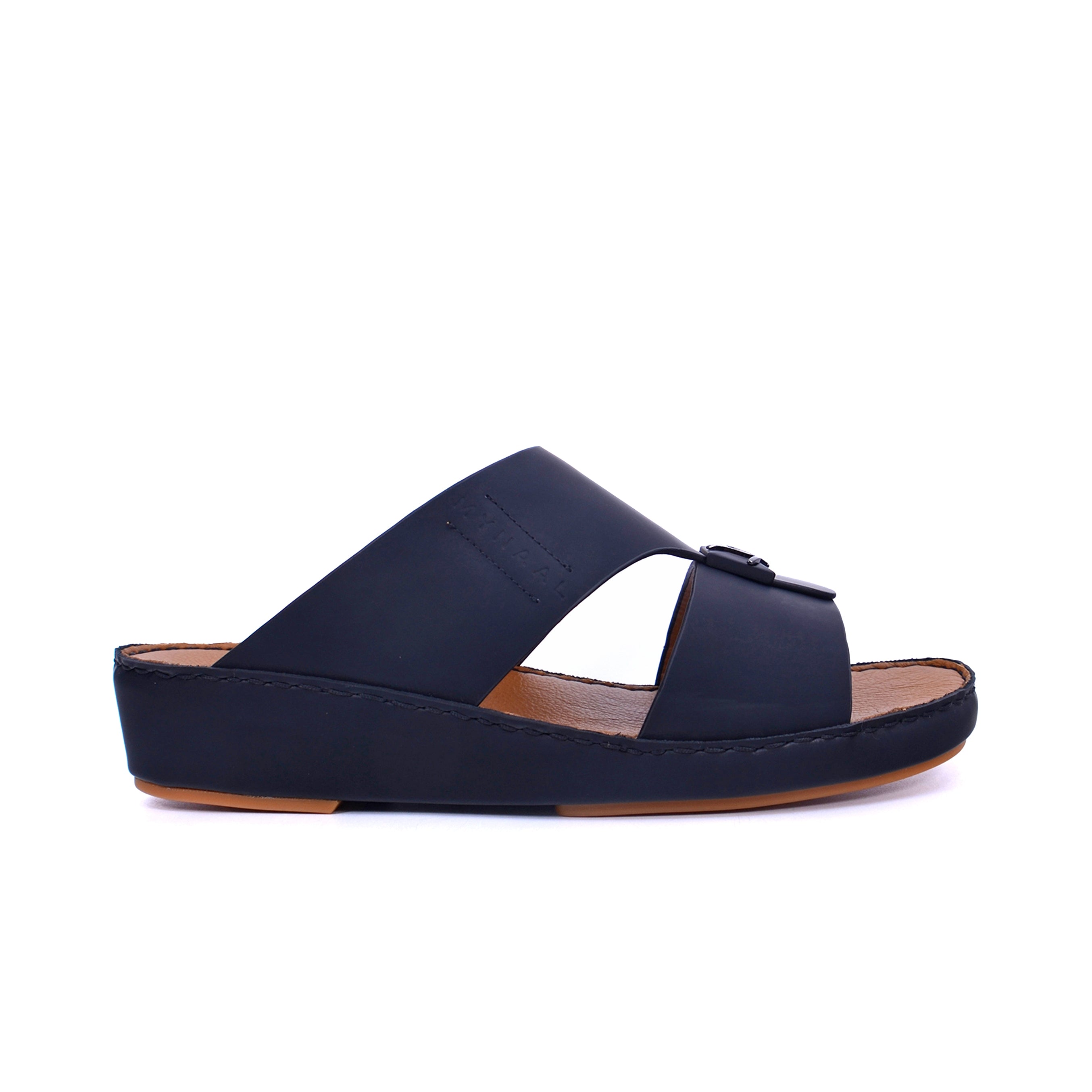Mynaal MYL 003 Men's Arabic Sandals #color_Black