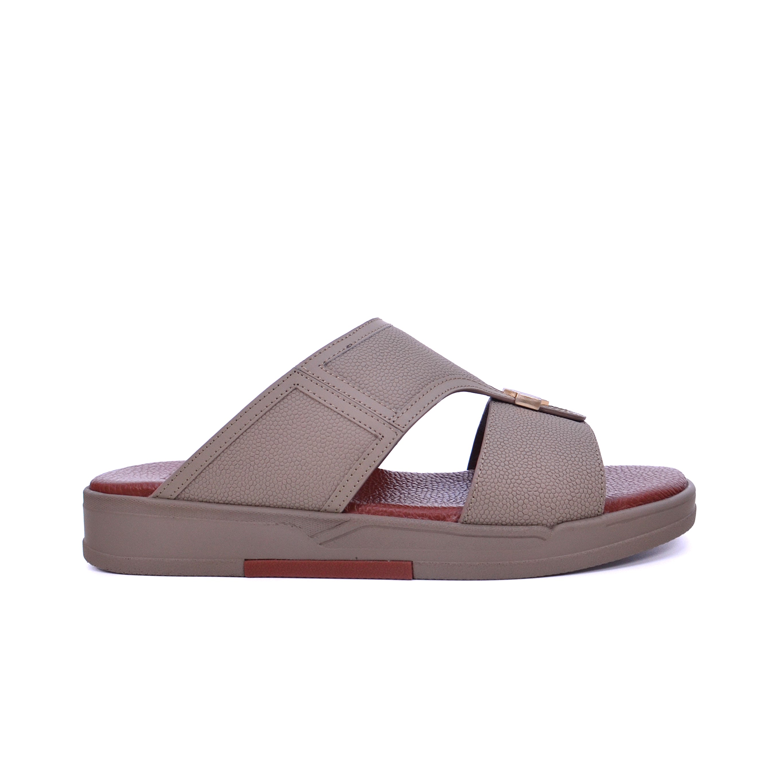 Barjeel Uno MSA 147 Men's Sandals #color_Brown