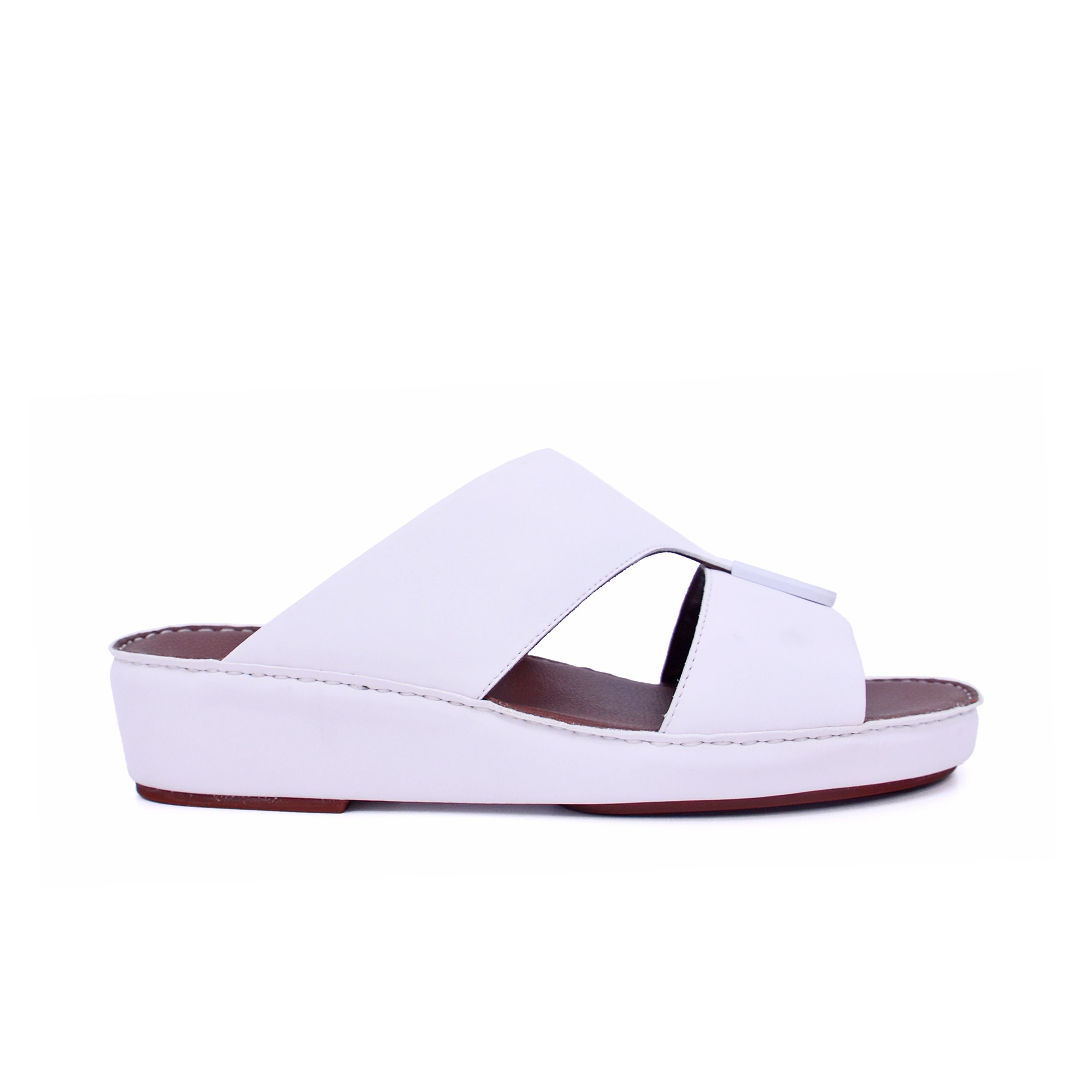 Barjeel Uno 44B Boys Sandals #color_White
