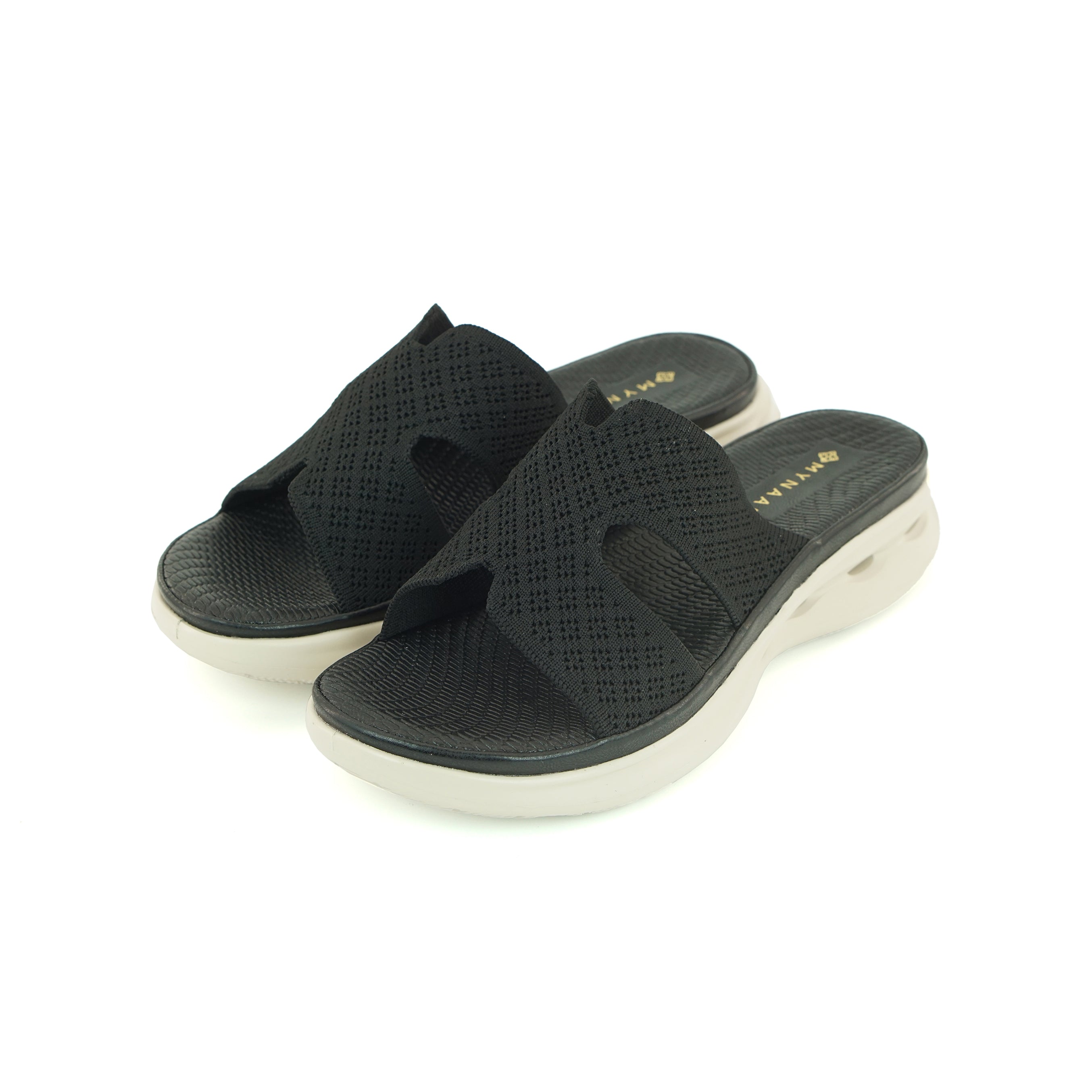 Mynaal 19Z332-6 Women's Sandals #color_Black
