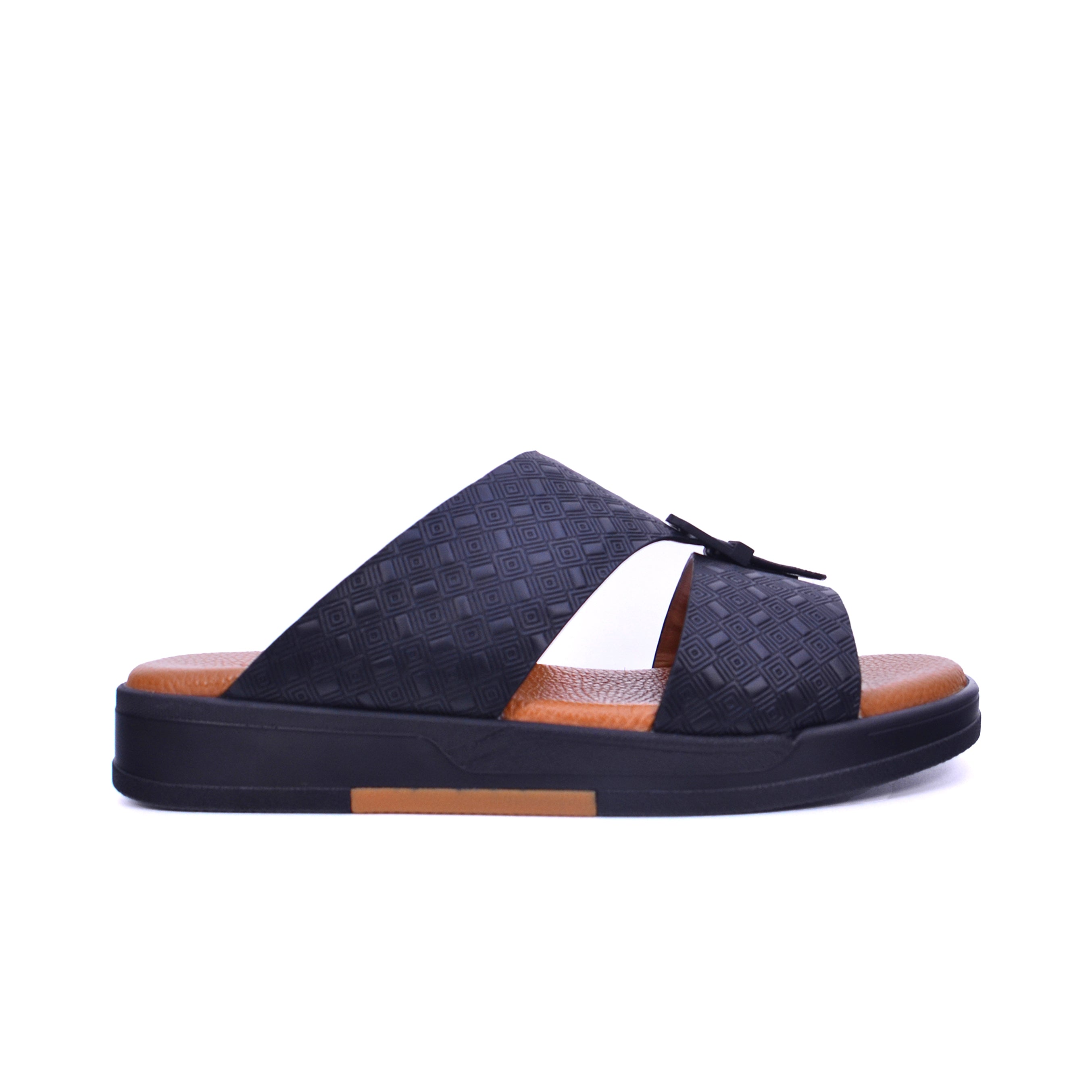 Barjeel Uno MSA 152 Men's Sandals #color_Black