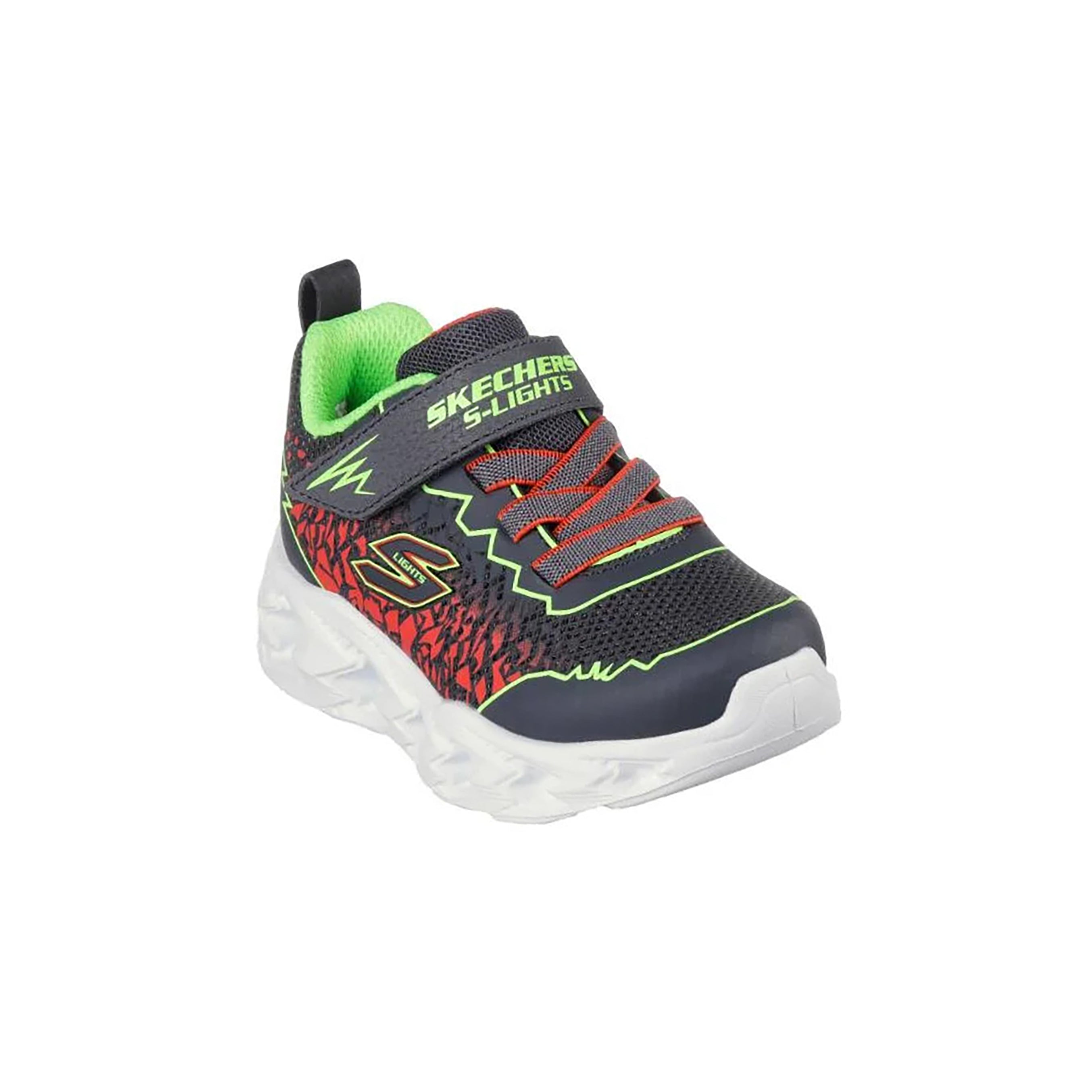Skechers Boys S-Lights: Vortex 2.0 - Zorento Shoes #color_Gray