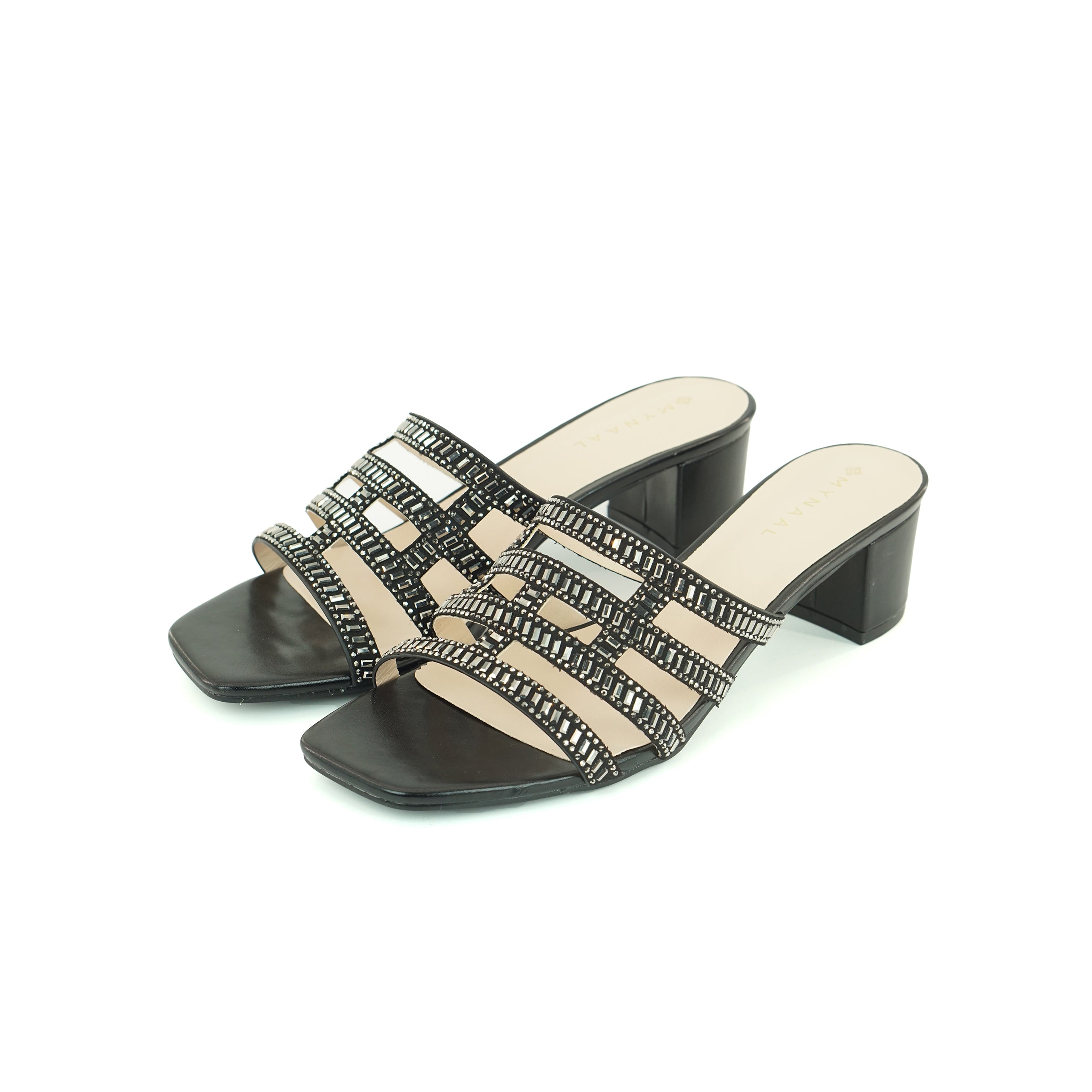 Mynaal 18F8827-6857 Women's Sandals #color_Black