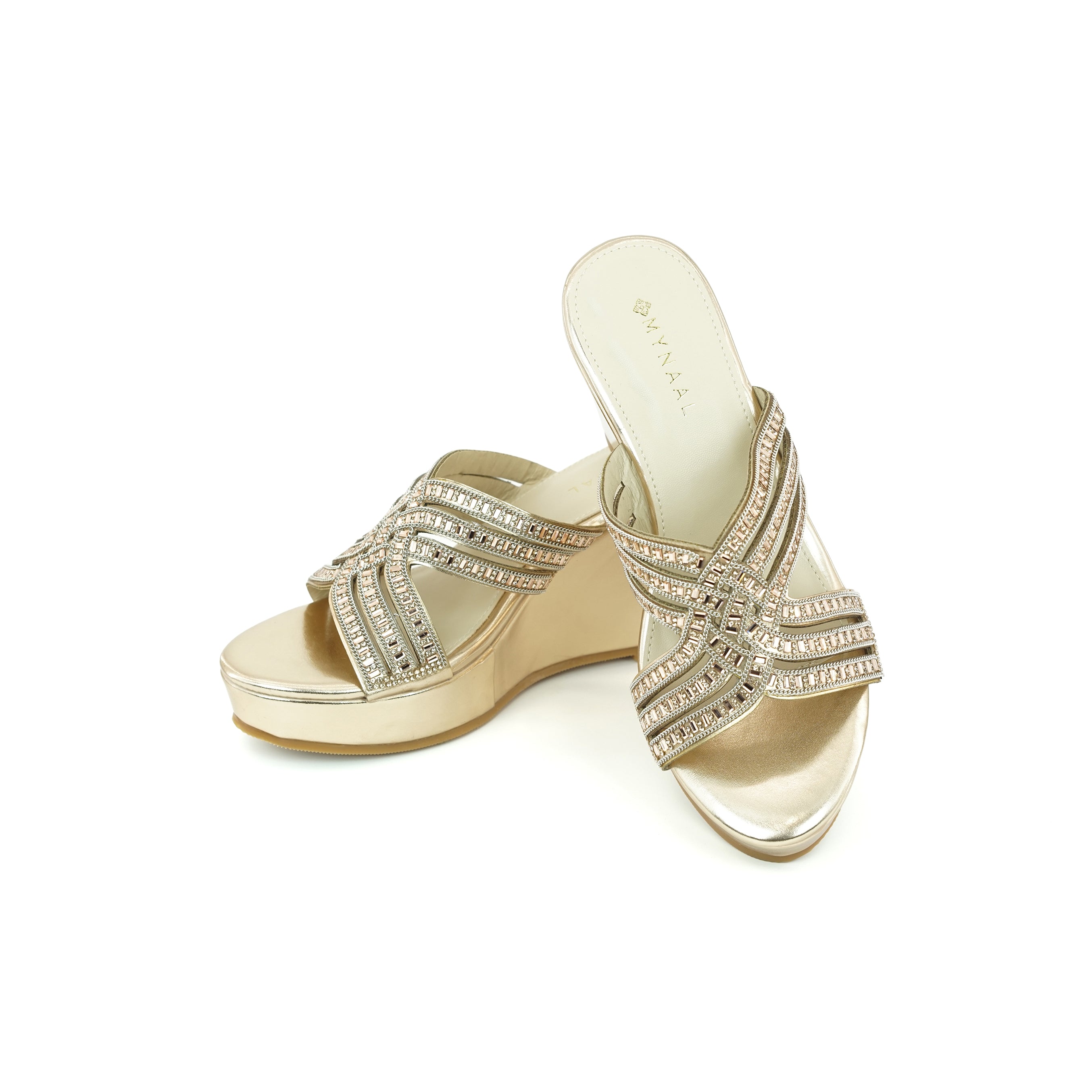 Mynaal 3T2320-713 Women's Sandals #color_Rose Gold