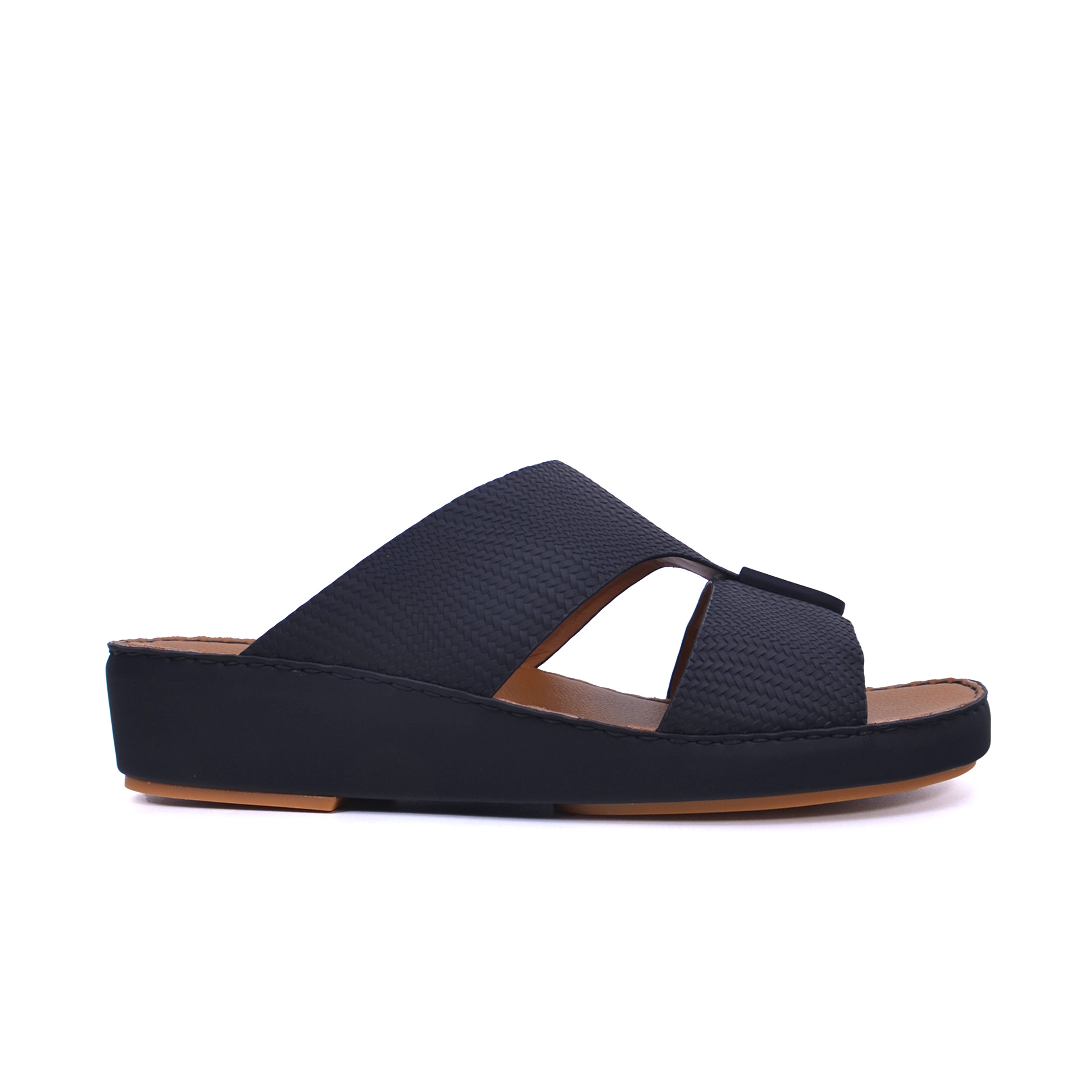 Barjeel Uno BS55 Men's Sandals #color_Black