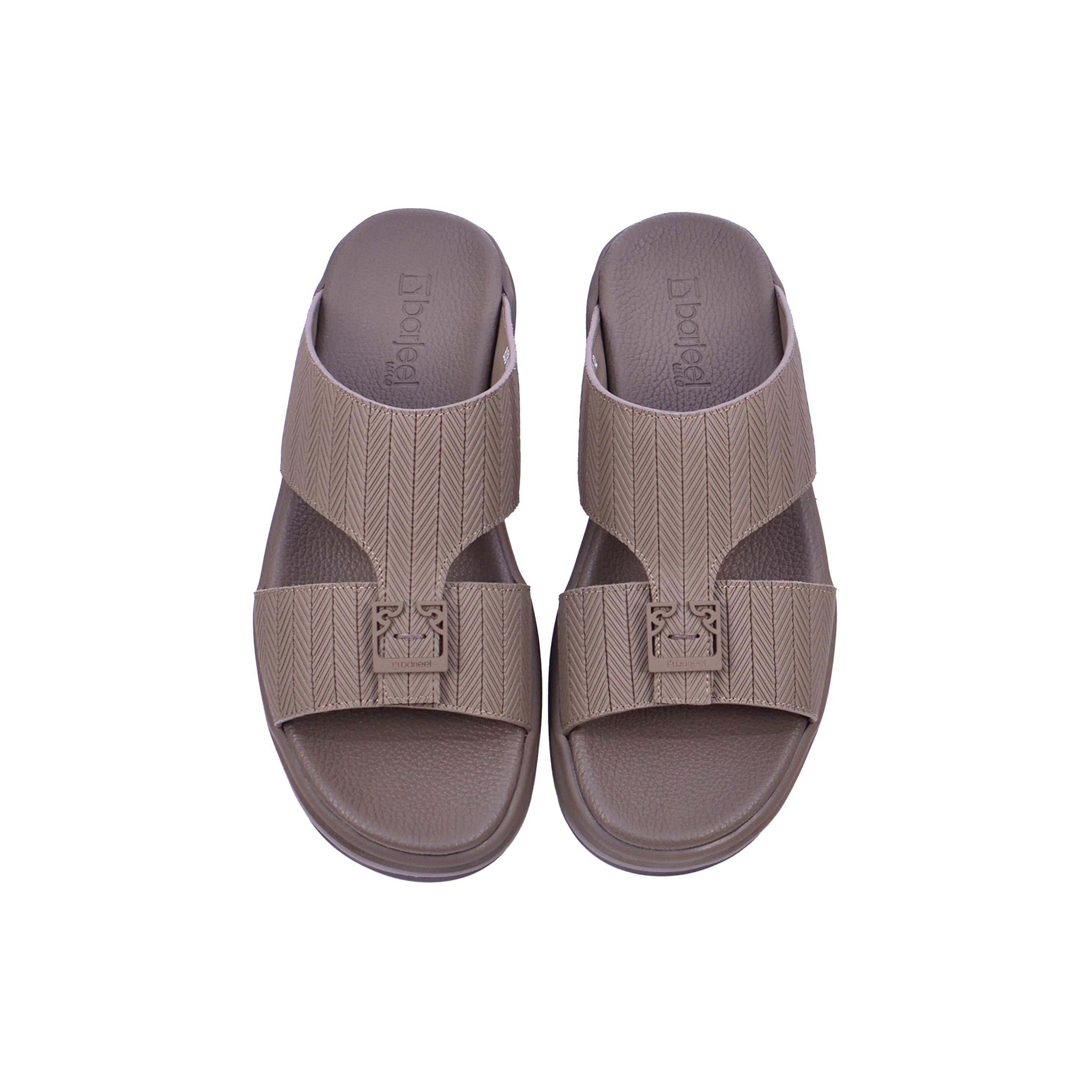 Barjeel Uno BJ 301 Men's Sandals #color_Brown