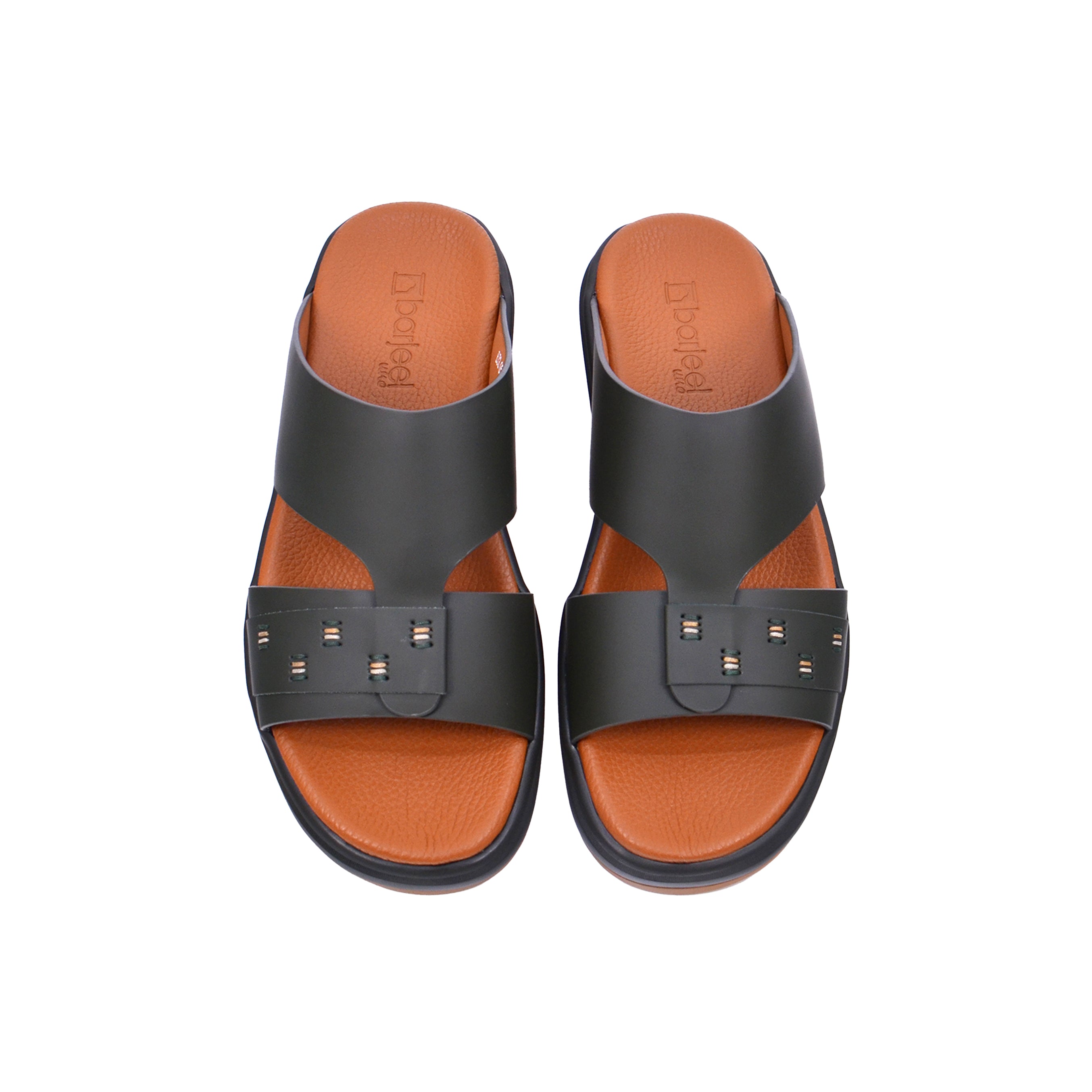 Barjeel Uno BJ 305 Men's Sandals #color_Green