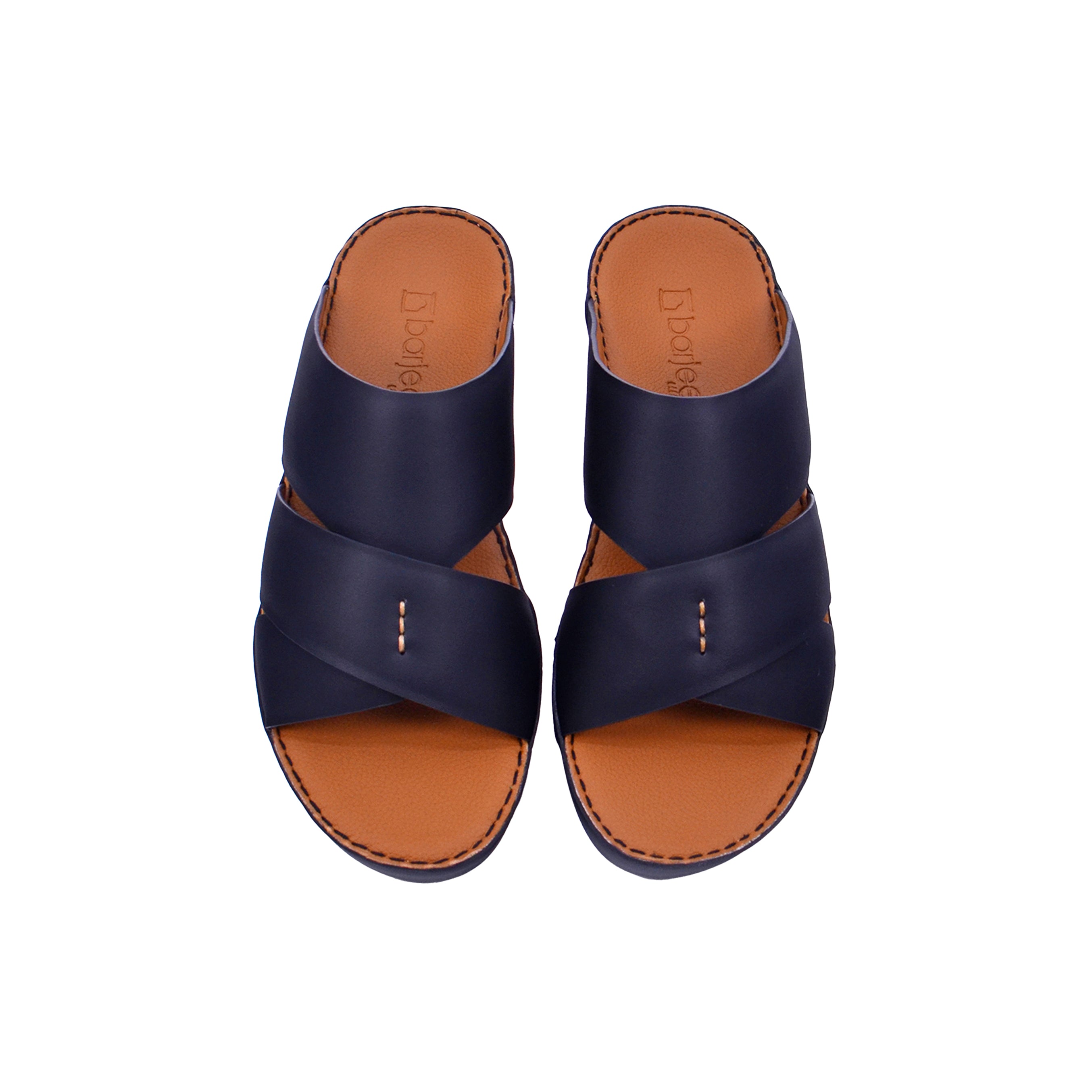 Barjeel Uno BS 43 Men's Sandals #color_Black