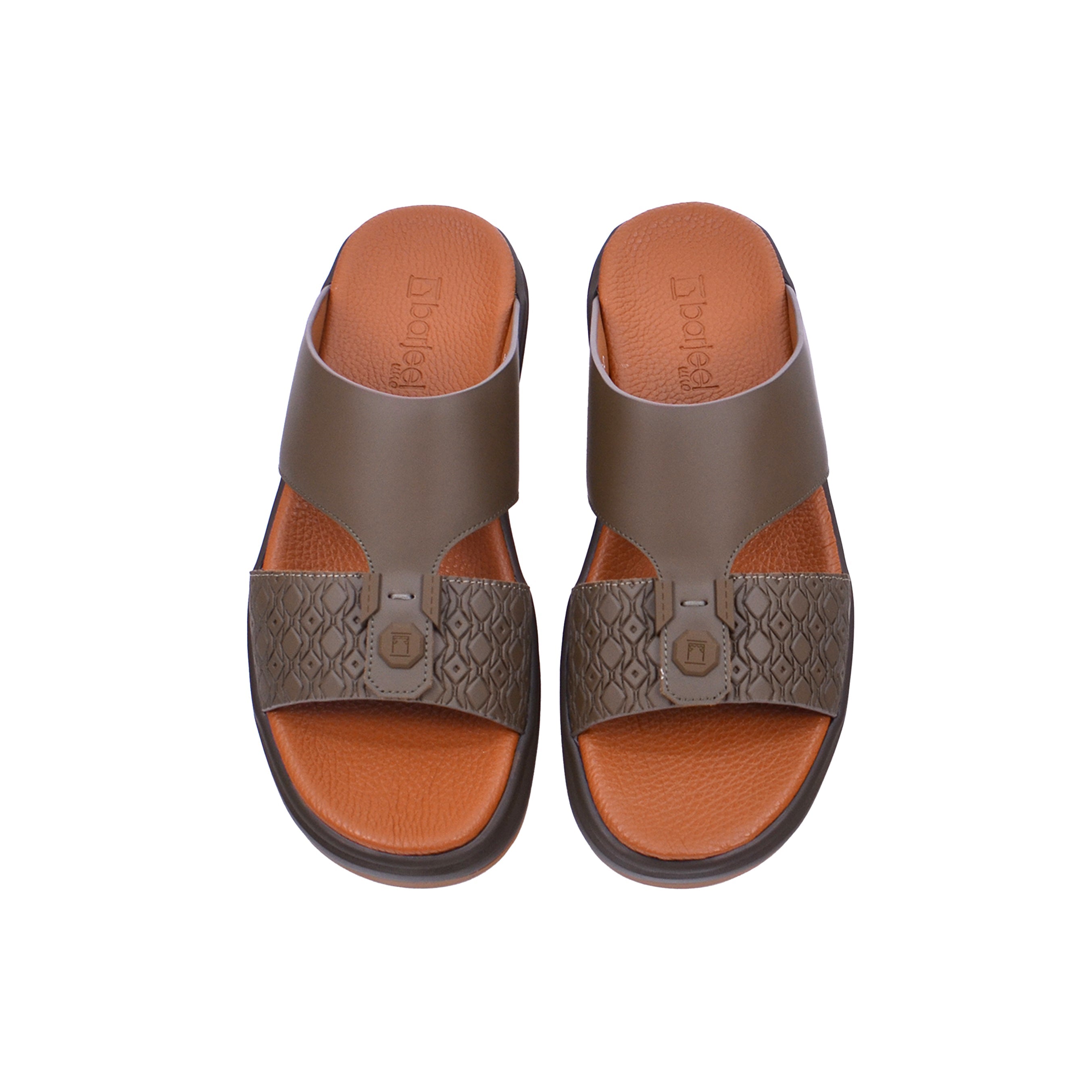 Barjeel Uno BJ 302 Men's Sandals #color_Green