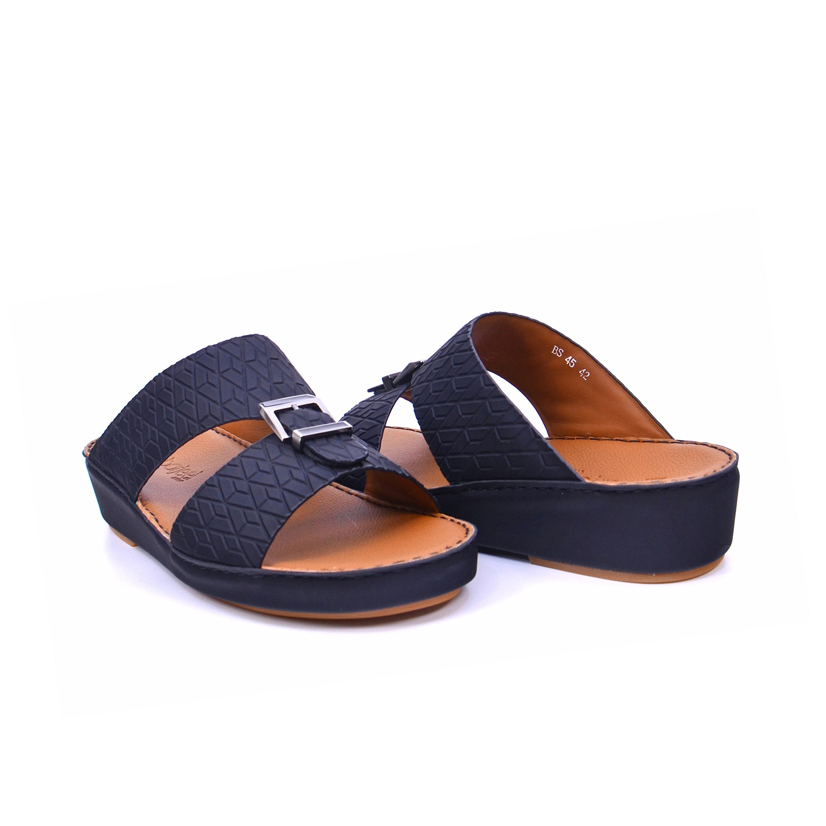 Barjeel Uno 45B Boys Sandals #color_Black