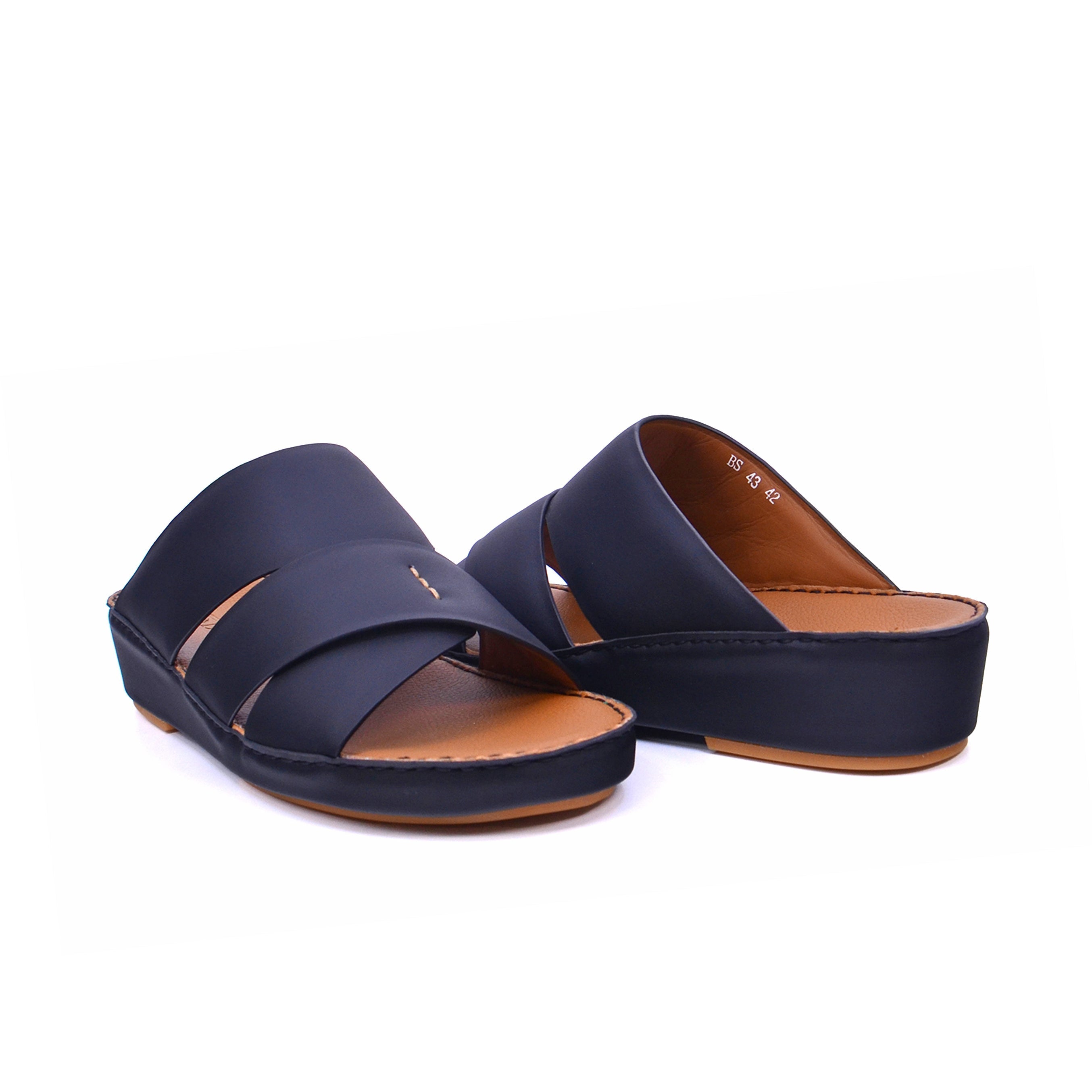 Barjeel Uno BS 43 Men's Sandals #color_Black