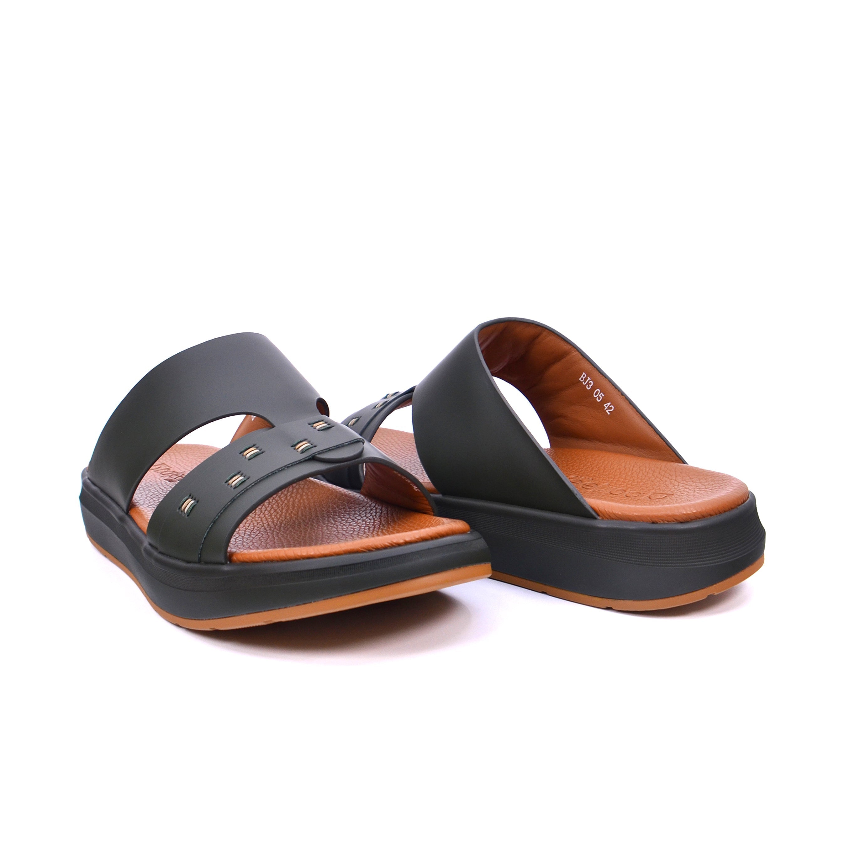 Barjeel Uno BJ 305 Men's Sandals #color_Green