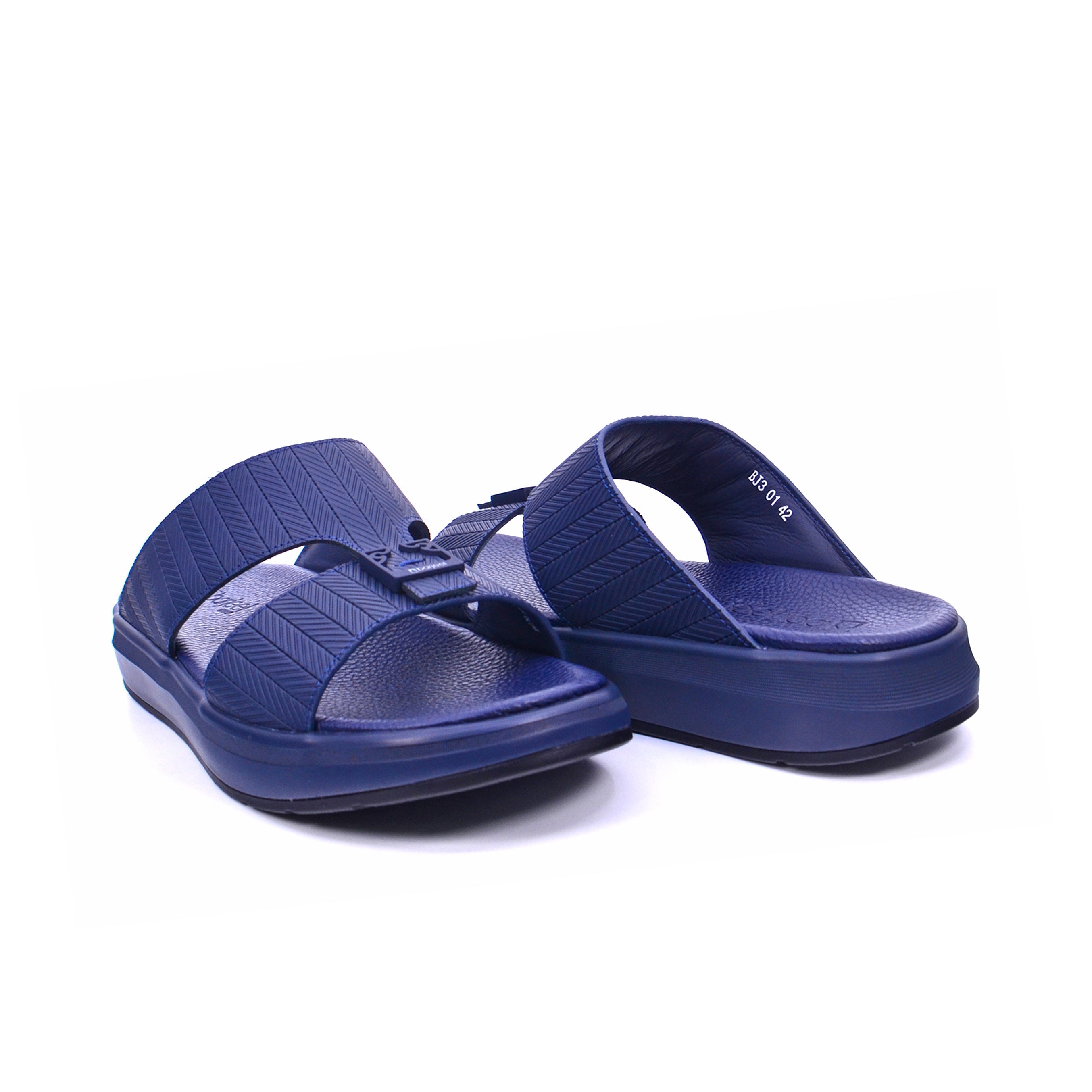 Barjeel Uno BJ 301 Men's Sandals #color_Navy