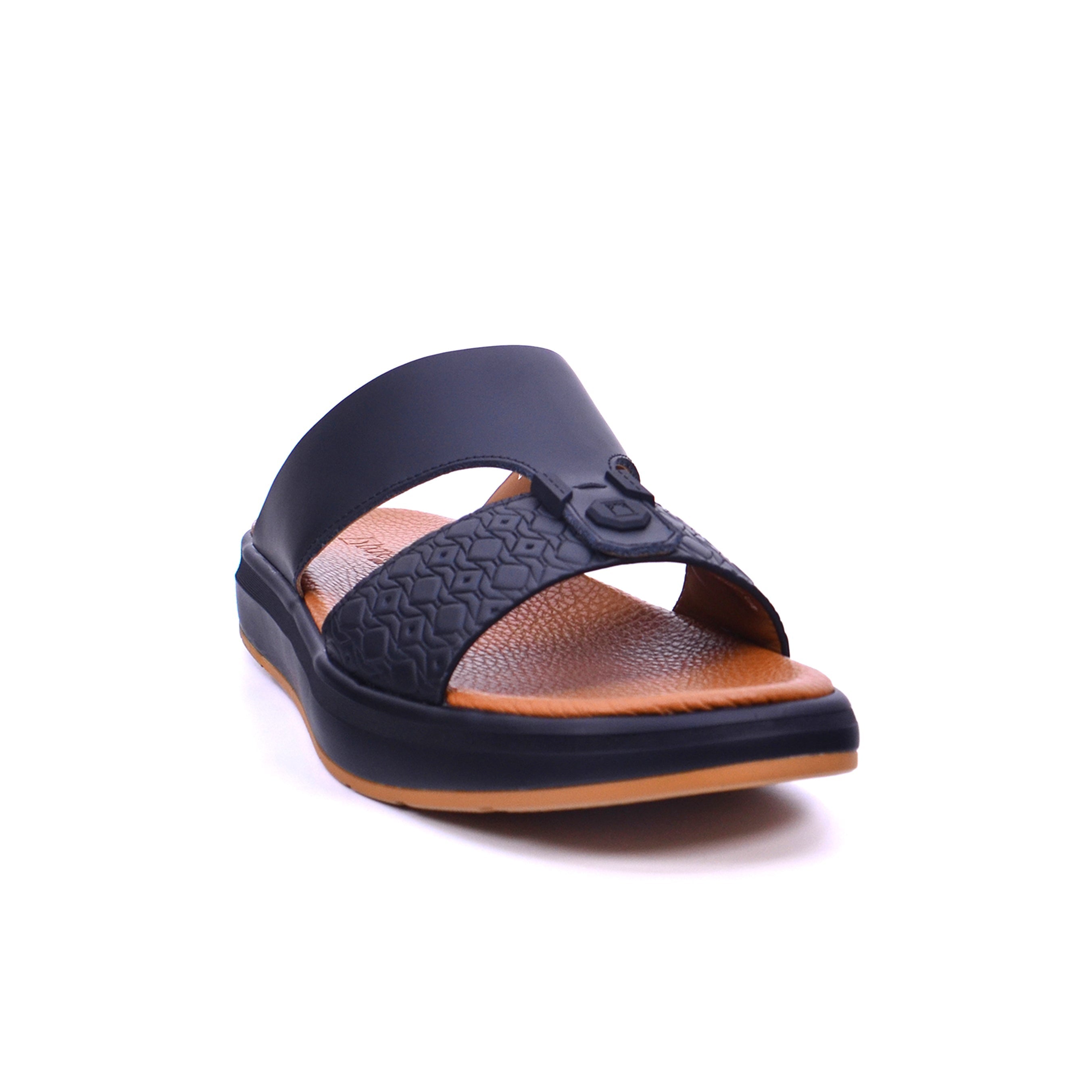 Barjeel Uno BJ 302 Men's Sandals #color_Black