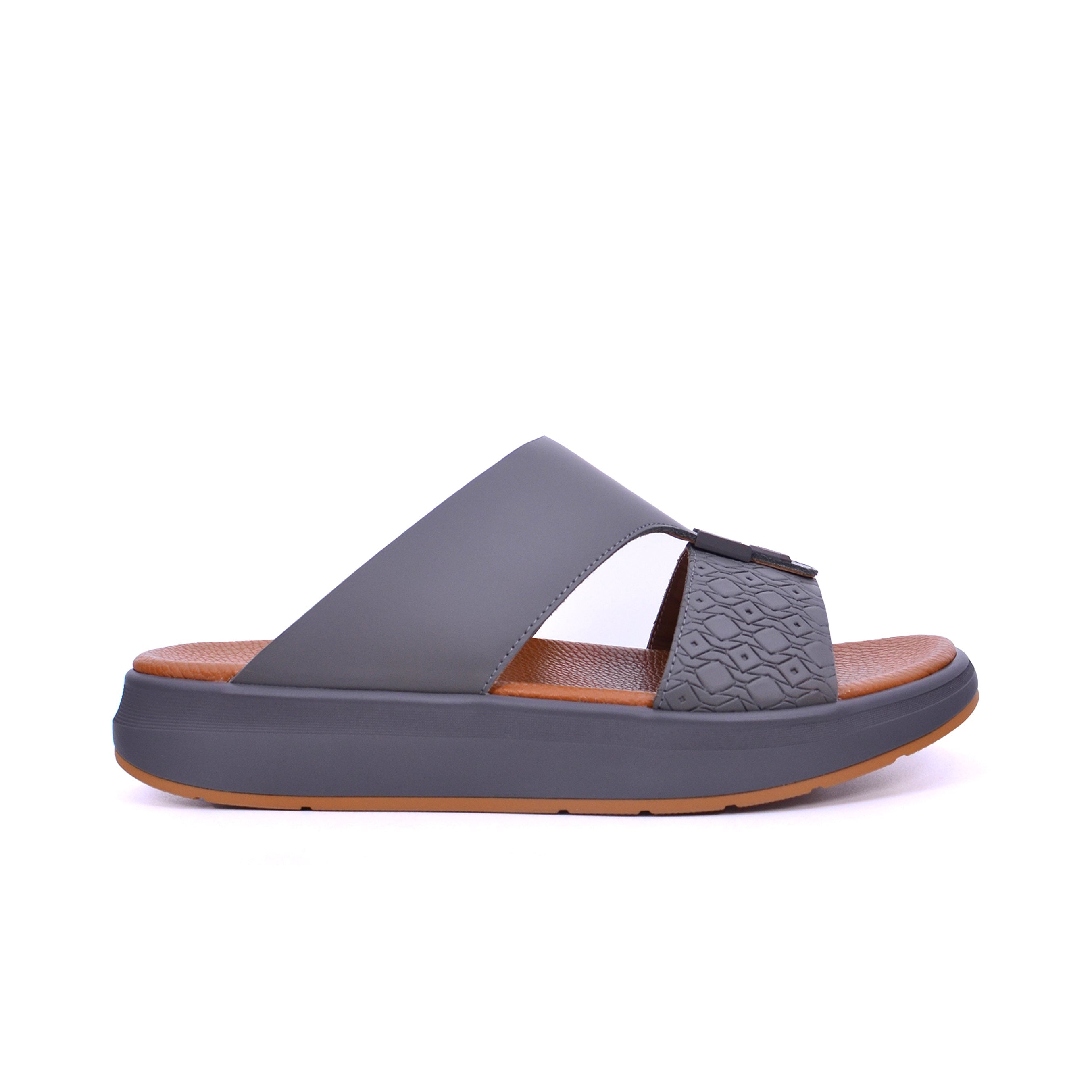 Barjeel Uno BJ 302 Men's Sandals #color_Gray