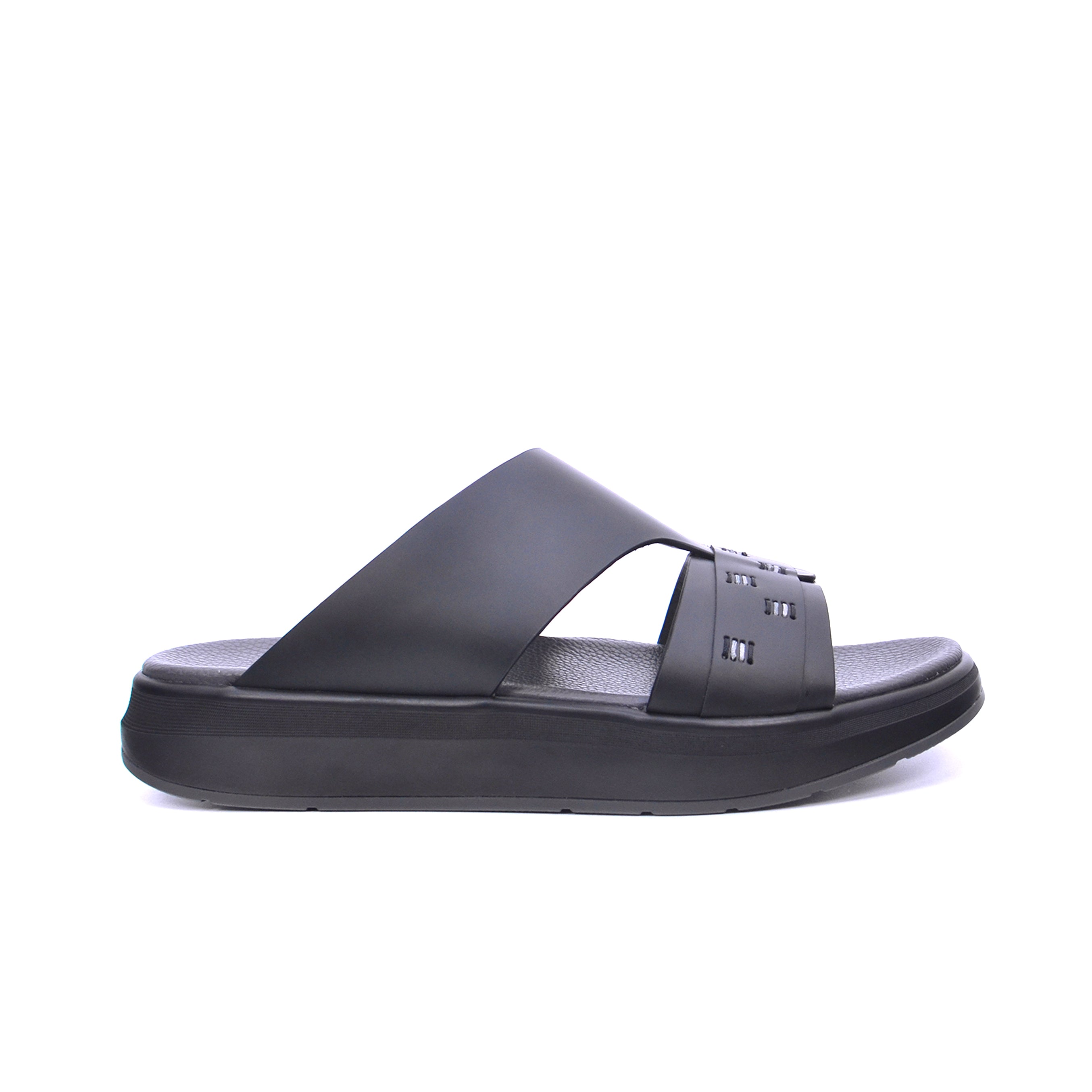 Barjeel Uno BJ 305 Men's Sandals #color_Black