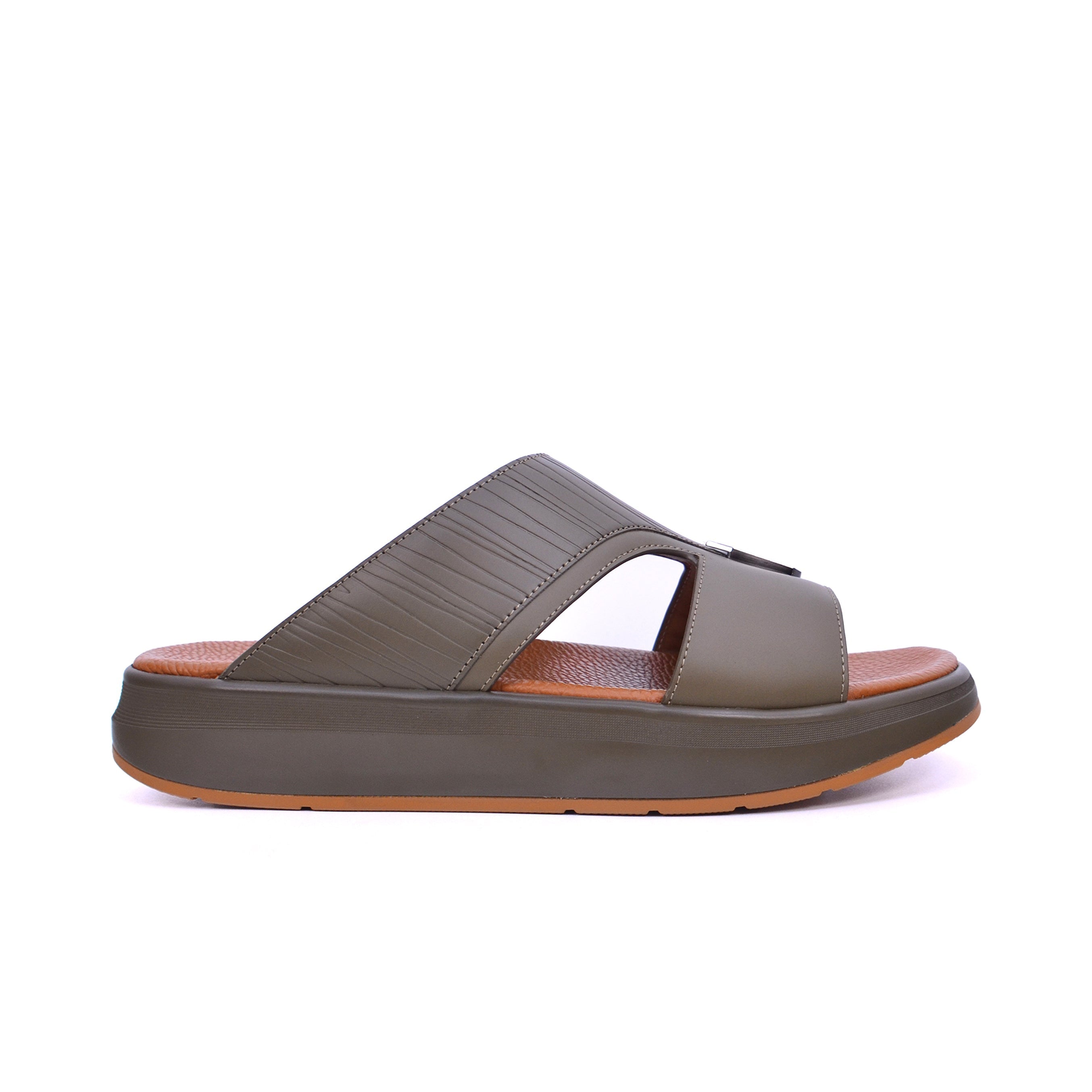 Barjeel Uno BJ 304 Men's Sandals #color_Brown
