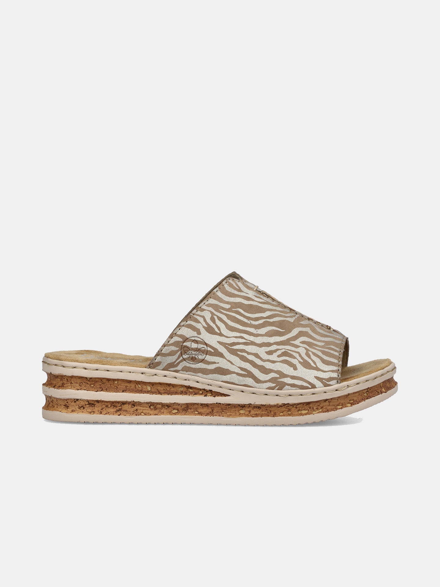 Rieker 629M9-62 Women's Slider Sandals #color_beige