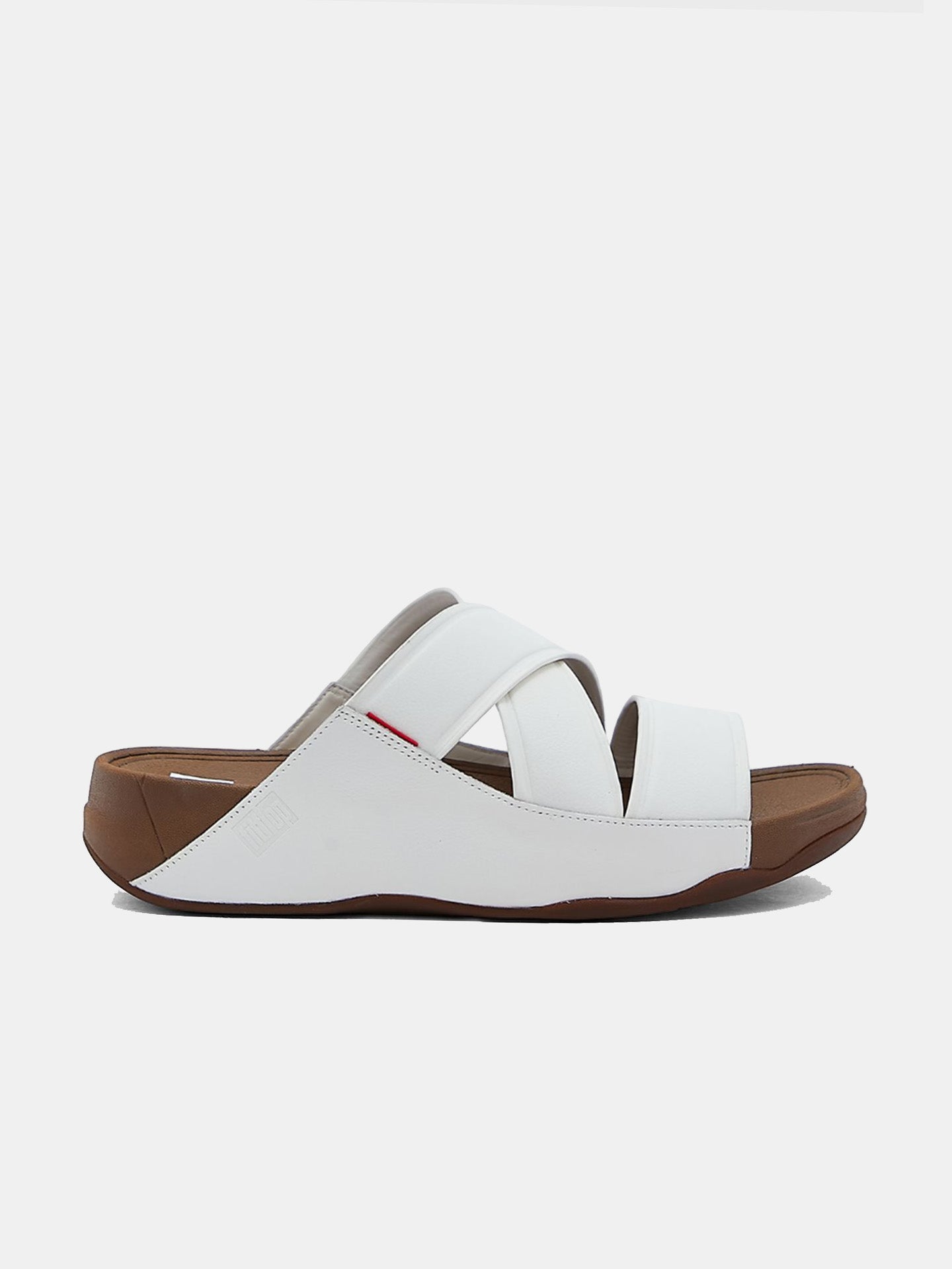 Fitflop Men's Chi Leather Slides #color_White