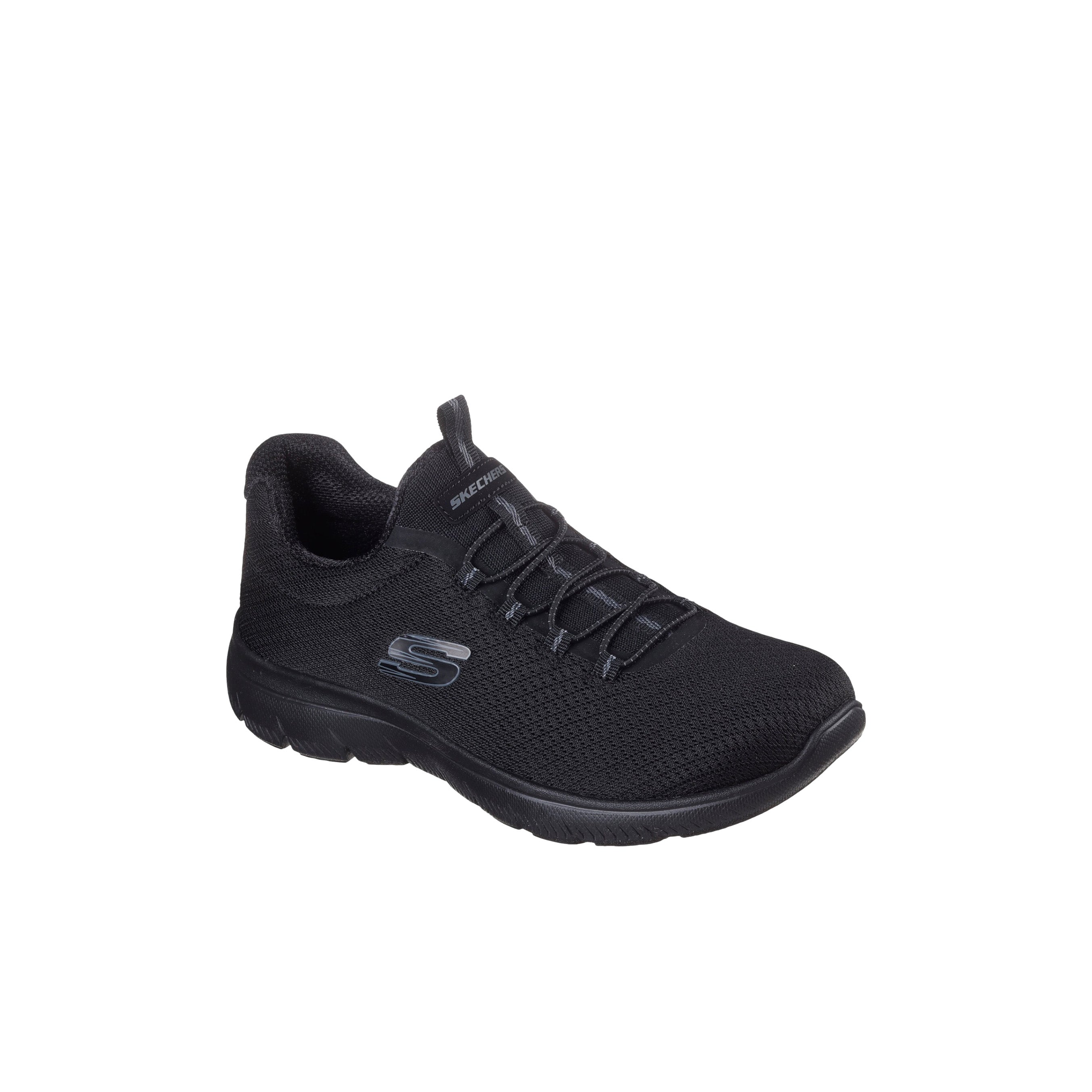 Skechers Women's Summits - Summer Blush Shoes #color_Black