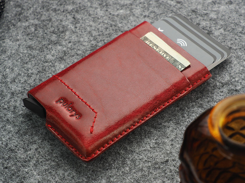Pularys GOBI Wallet - Nomad Leather #color_Red