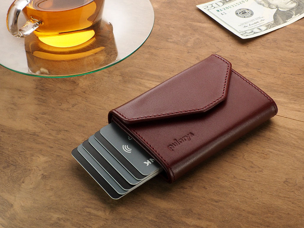 Pularys Porter Go wallet - Italia Leather #color_Maroon
