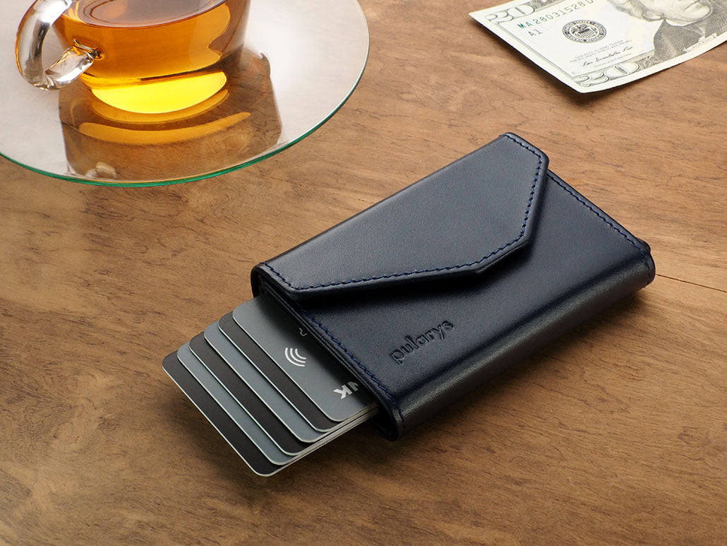 Pularys Porter Go wallet - Italia Leather #color_Navy