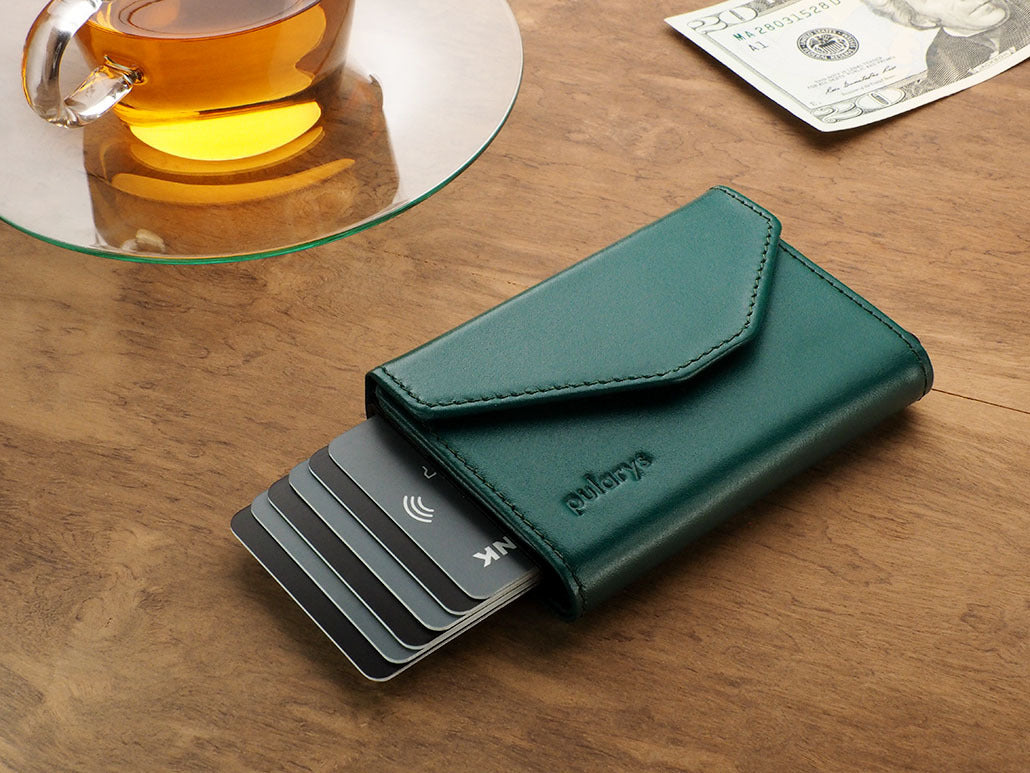 Pularys Porter Go wallet - Italia Leather #color_Green