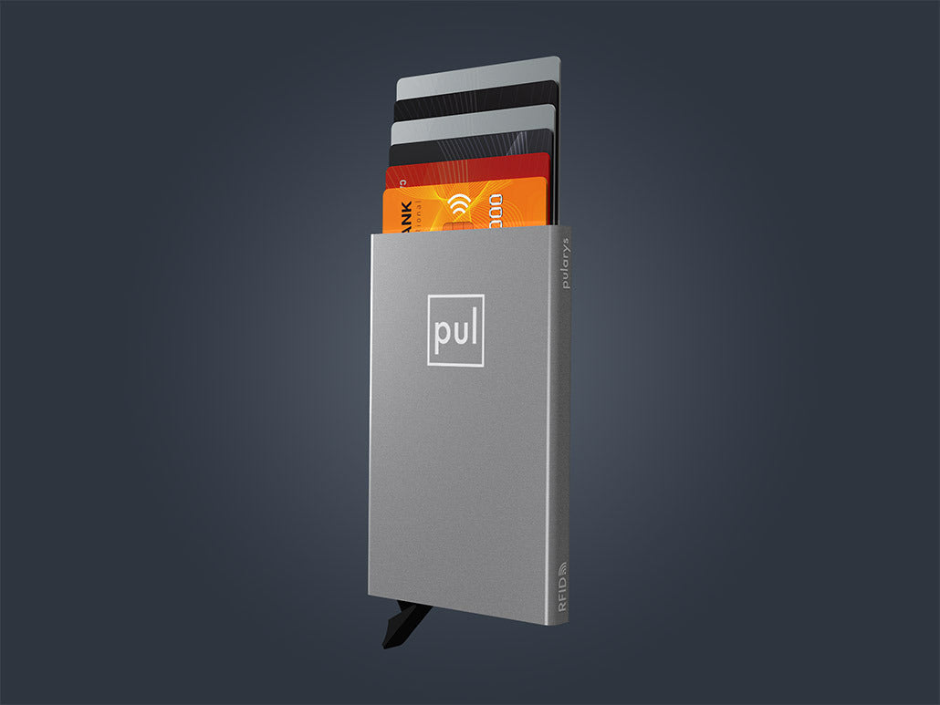 Pularys Zen Credit Card Holder - Aluminum #color_Silver