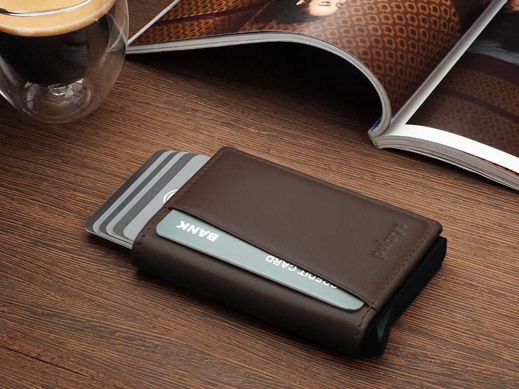 Pularys Kangoo Wallet - Italia Leather #color_Brown
