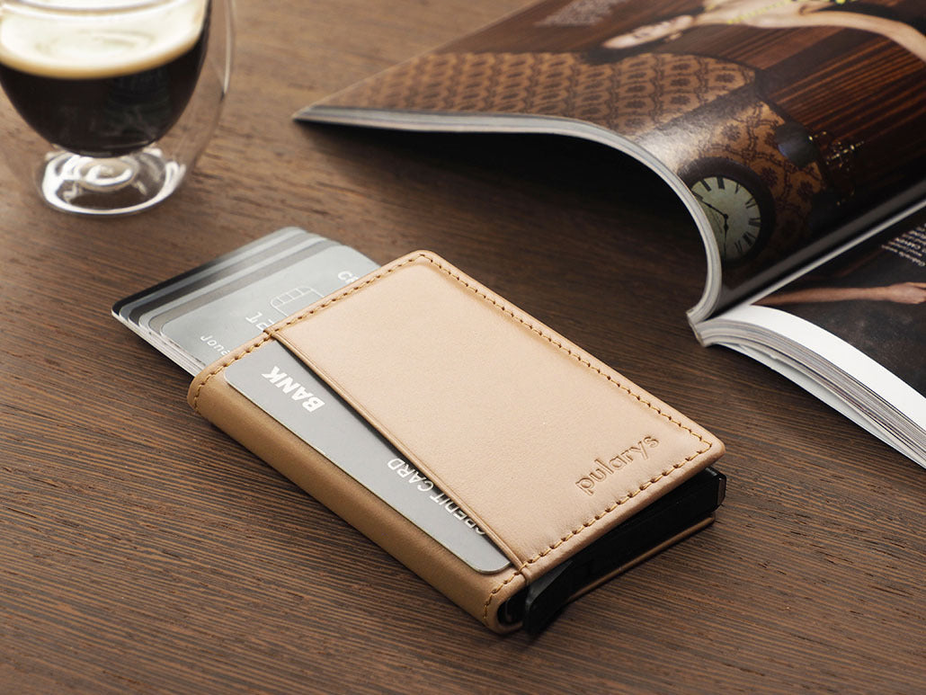 Pularys Kangoo Wallet - Italia Leather #color_Beige