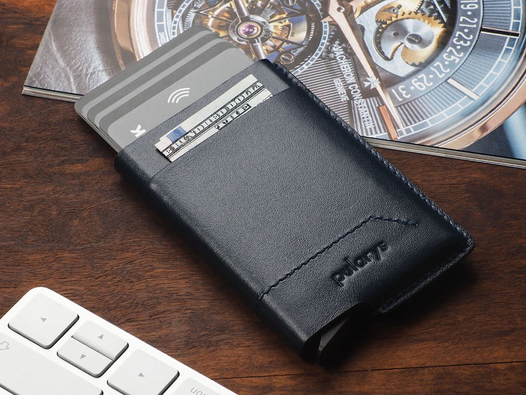 Pularys GOBI Wallet - Italia Leather #color_Navy