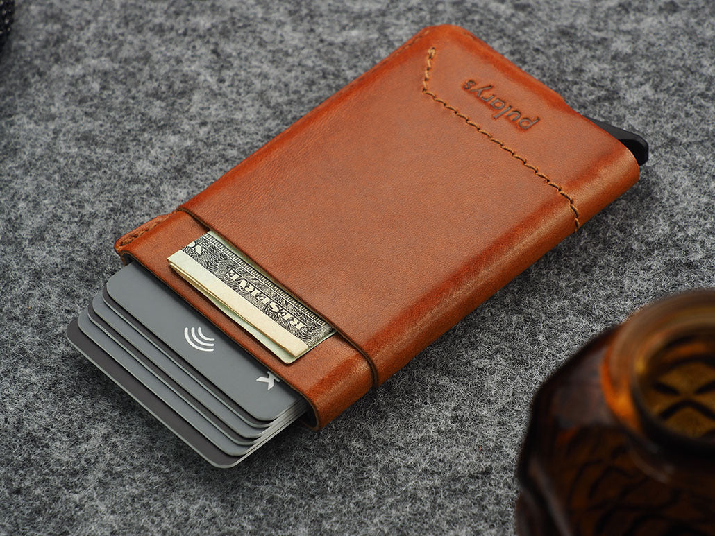 Pularys GOBI Wallet - Nomad Leather #color_Cognac