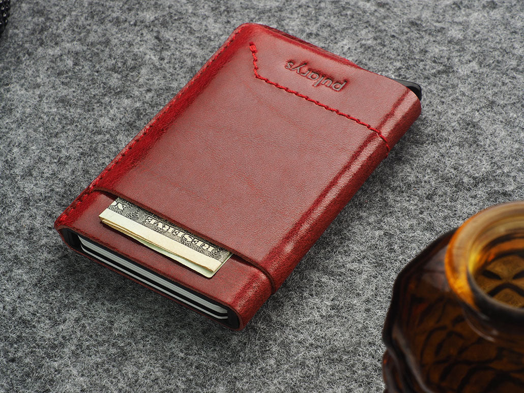 Pularys GOBI Wallet - Nomad Leather #color_Red