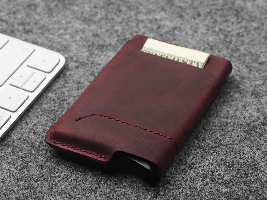 Pularys GOBI Wallet - Hunter Leather #color_Maroon
