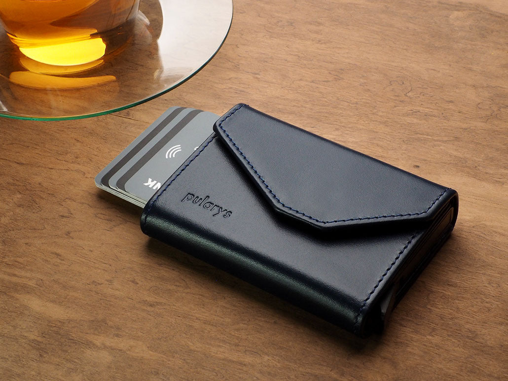 Pularys Porter Go wallet - Italia Leather #color_Navy
