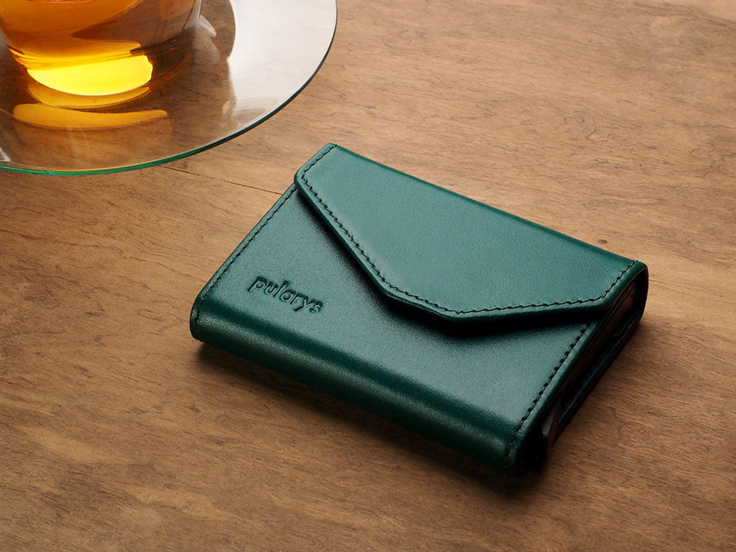Pularys Porter Go wallet - Italia Leather #color_Green