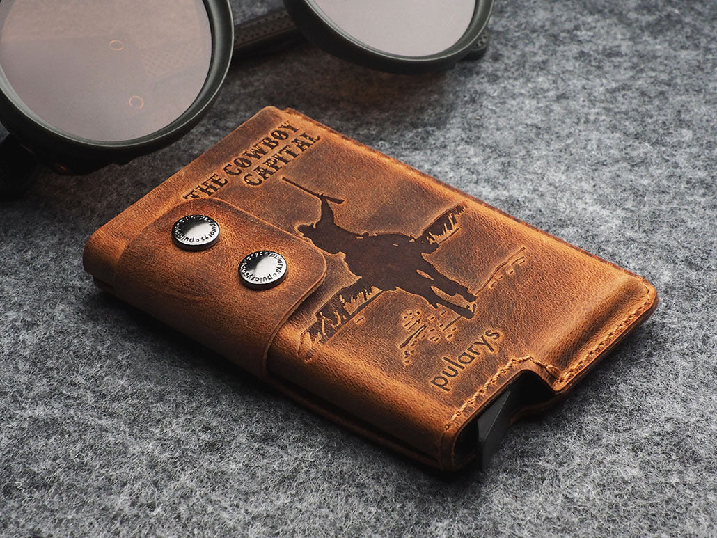 Pularys Funky - The Cowboy Capital Decor Wallet #color_Brown