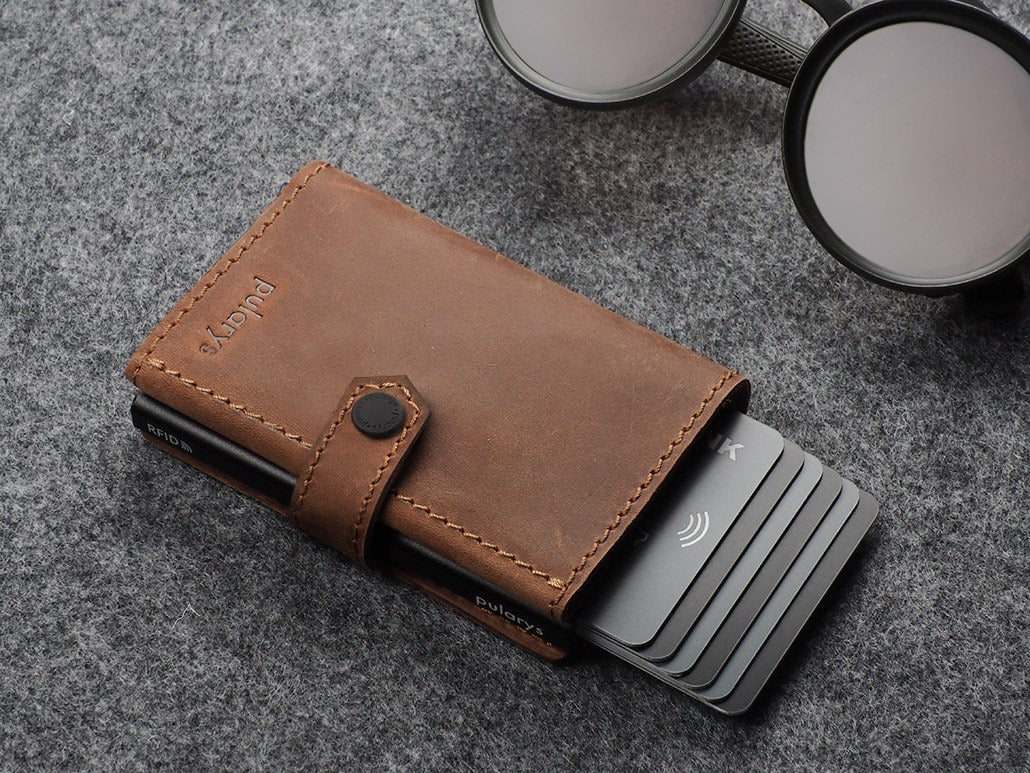 Pularys Hiker Wallet - Hunter Leather #color_Cognac