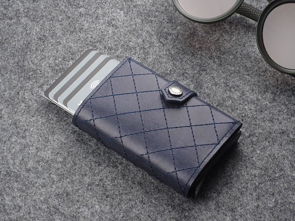 Pularys Hiker - Chic Decor Wallet - Nomad Leather #color_Navy