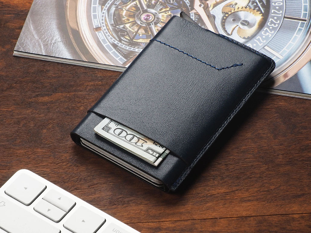 Pularys GOBI Wallet - Italia Leather #color_Navy