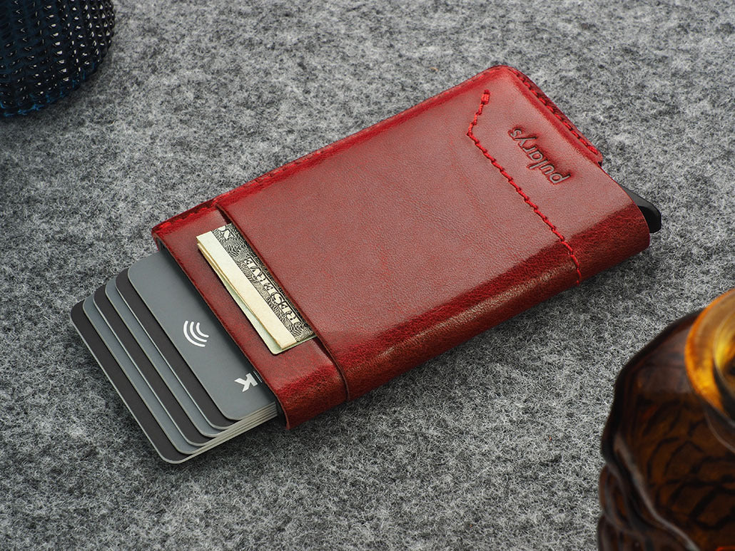 Pularys GOBI Wallet - Nomad Leather #color_Red