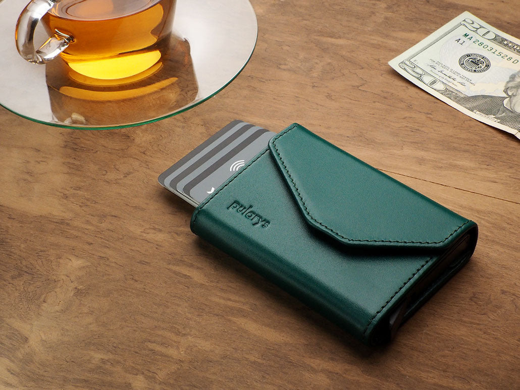 Pularys Porter Go wallet - Italia Leather #color_Green