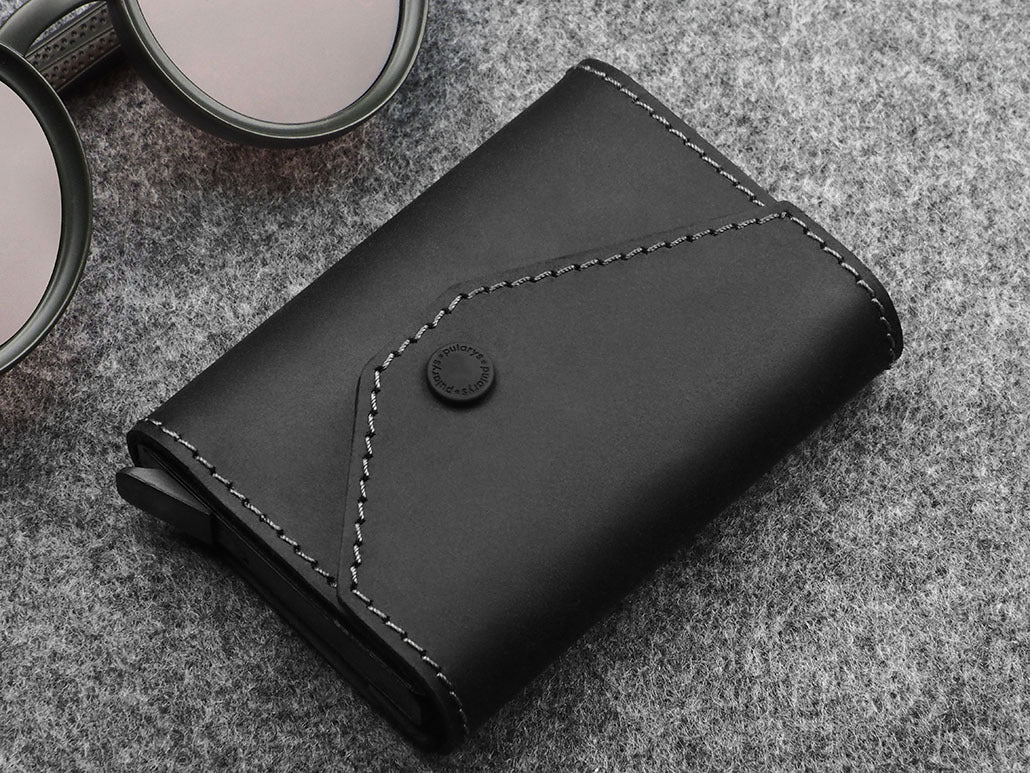 Pularys Porter Go Wallet - Hunter Leather #color_Black