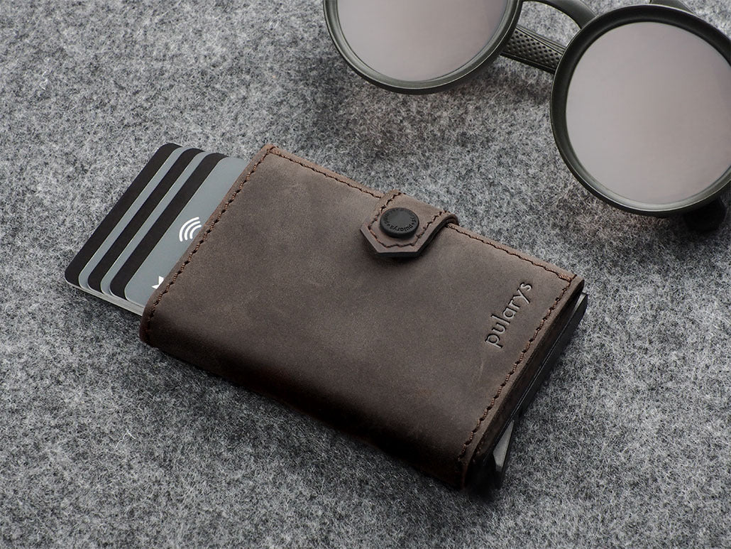 Pularys Hiker Wallet - Hunter Leather #color_Brown